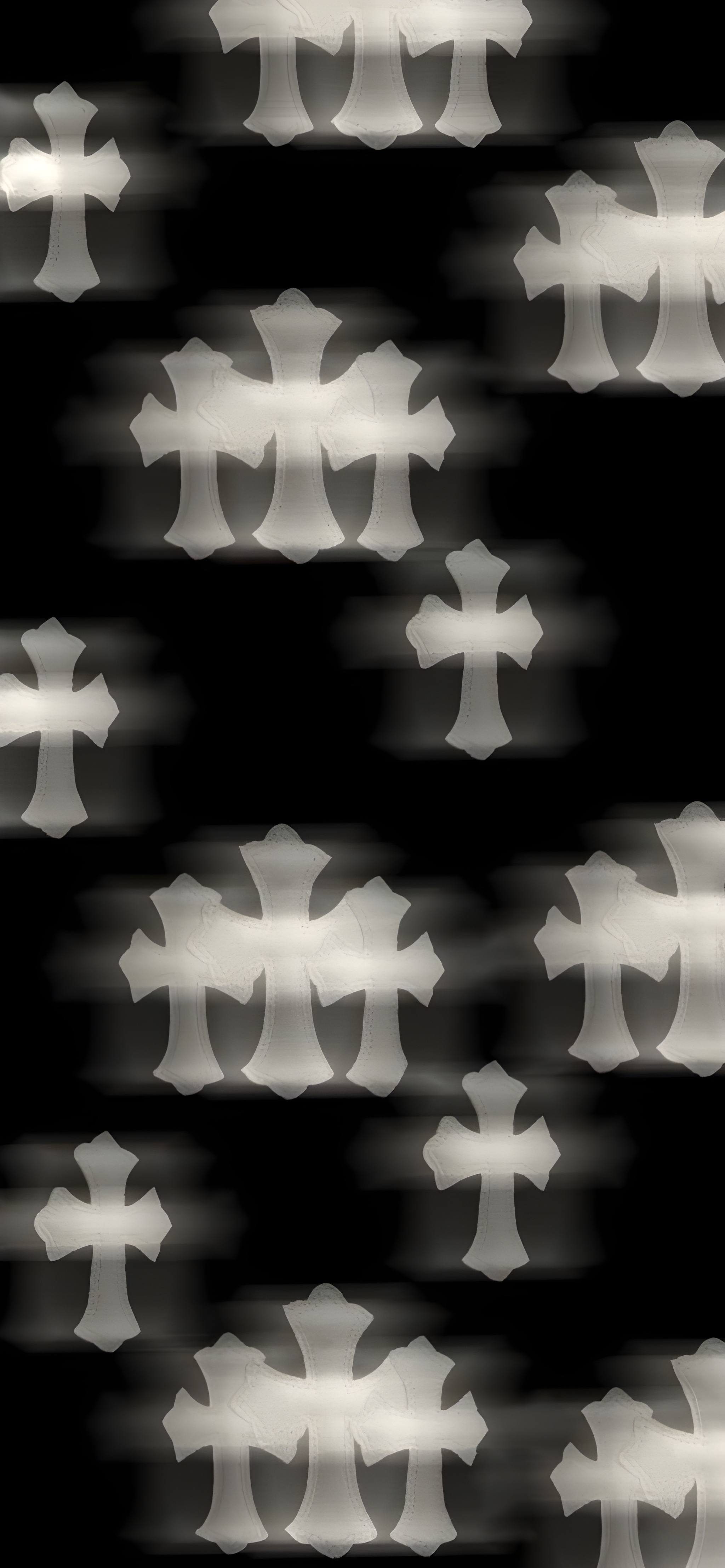 Chrome Hearts Pattern 4K Wallpaper Chrome Hearts Pattern 4K Wallpaper HD wallpaper