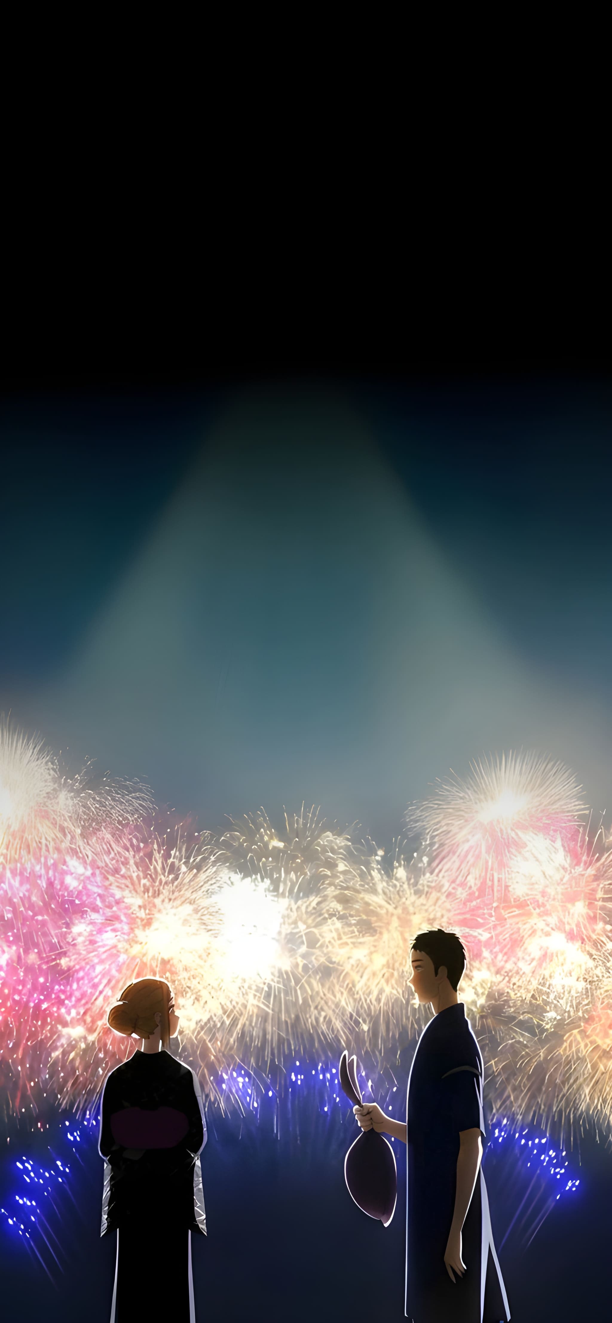Marin and Wakana Fireworks Wallpaper Marin and Wakana Fireworks Wallpaper HD wallpaper
