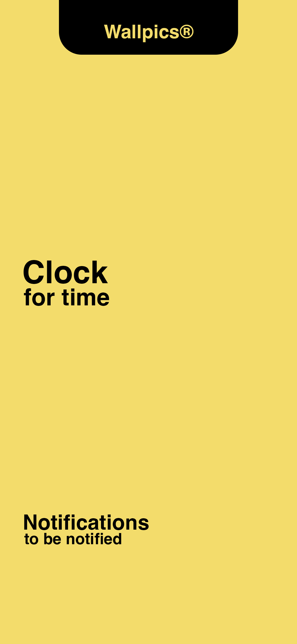 Wallpics Clock Wallpaper 4K Wallpics Clock Wallpaper 4K — 1179×2556 HD wallpaper
