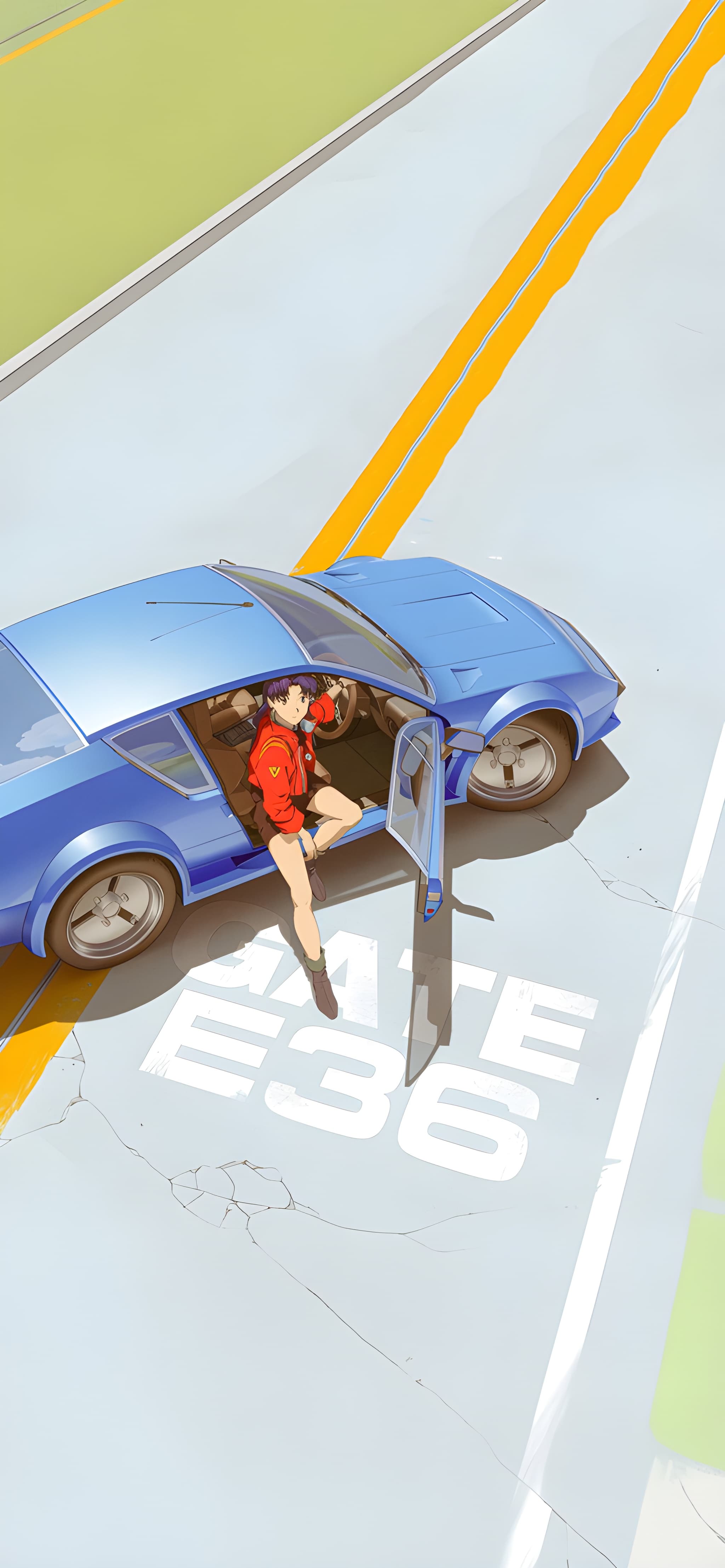 Misato Katsuragi 4K Wallpaper Misato Katsuragi 4K Wallpaper — 2048×4428 HD wallpaper