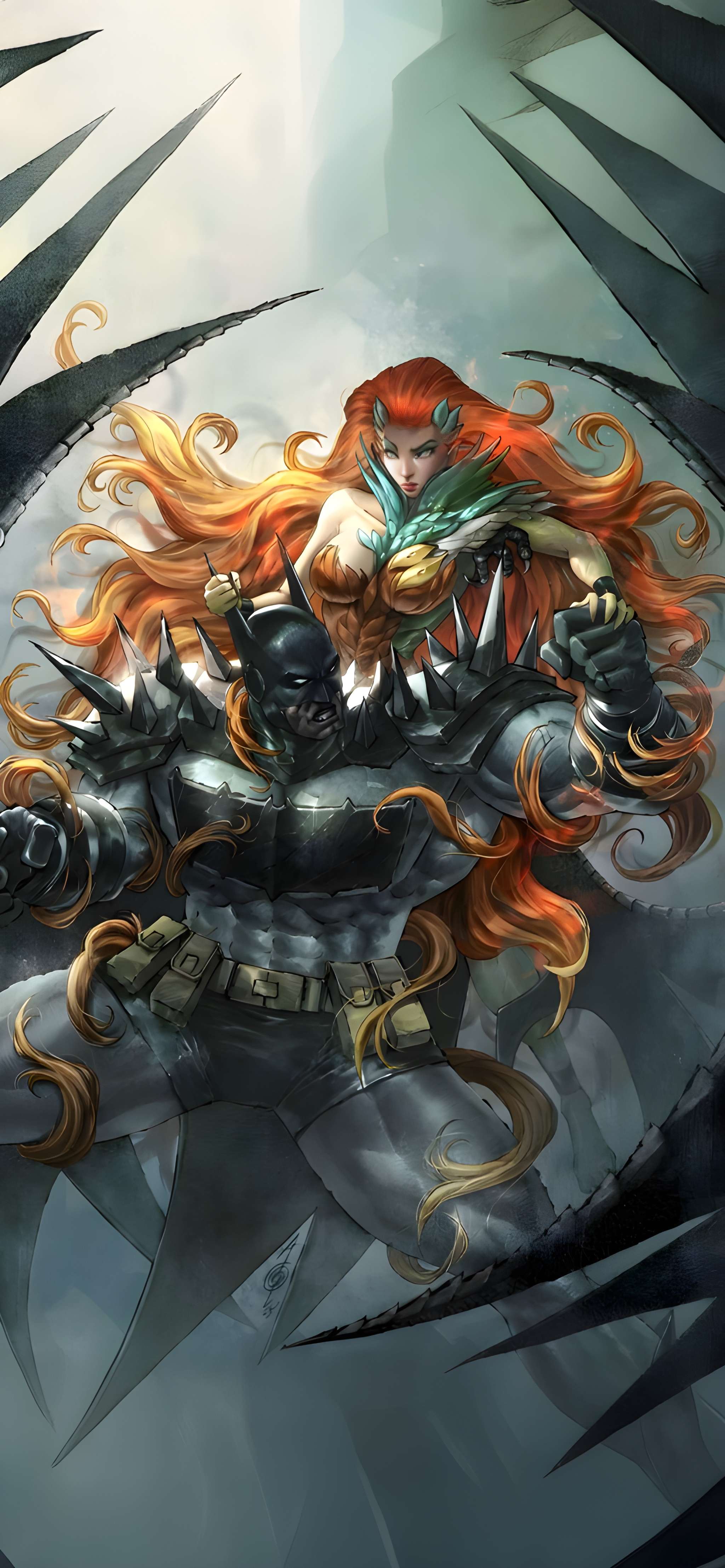 Batman Poison Ivy 4K Wallpaper Batman Poison Ivy 4K Wallpaper — 2048×4428 HD wallpaper