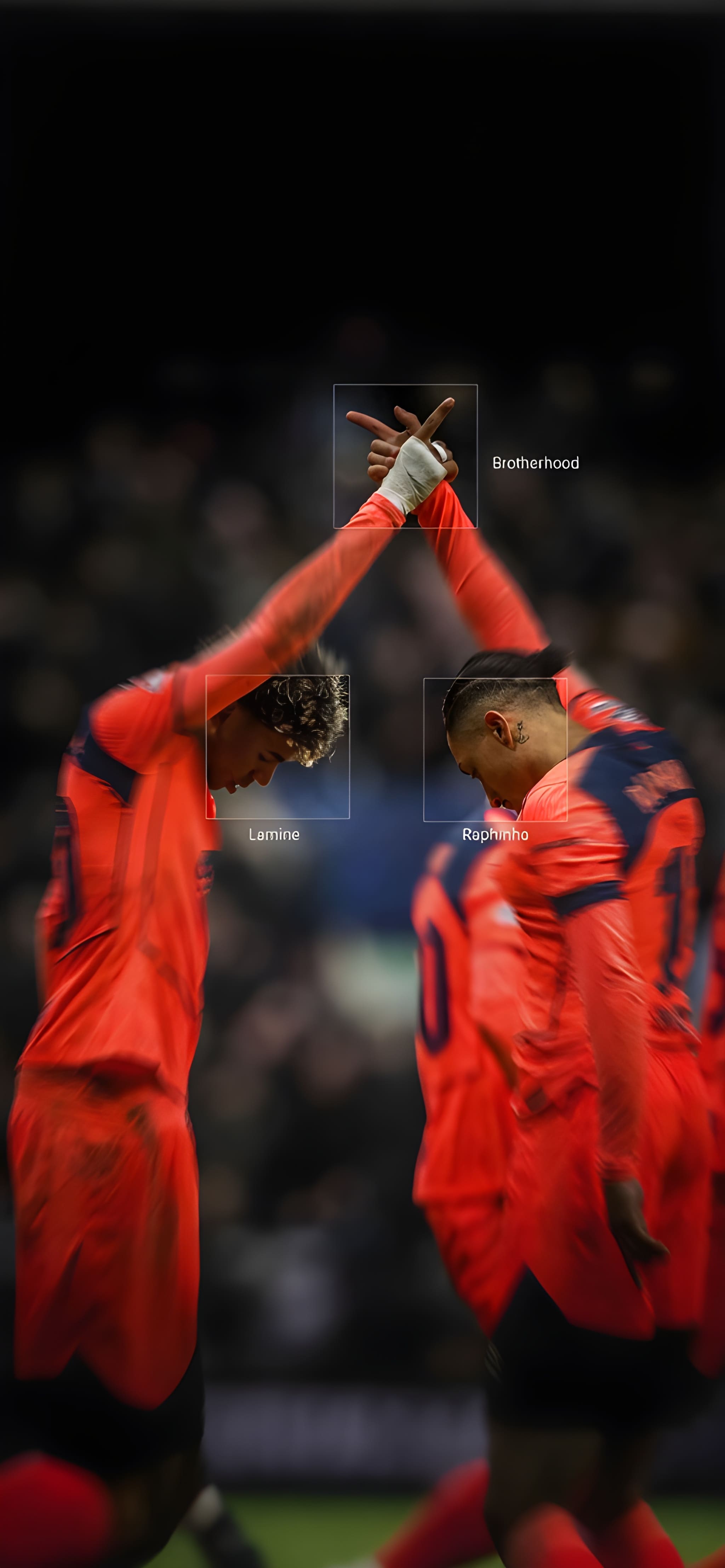 Lamine Yamal Raphinha Barcelona Orange 4K Wallpaper Lamine Yamal Raphinha Barcelona Orange 4K Wallpaper — 2048×4428 HD wallpaper