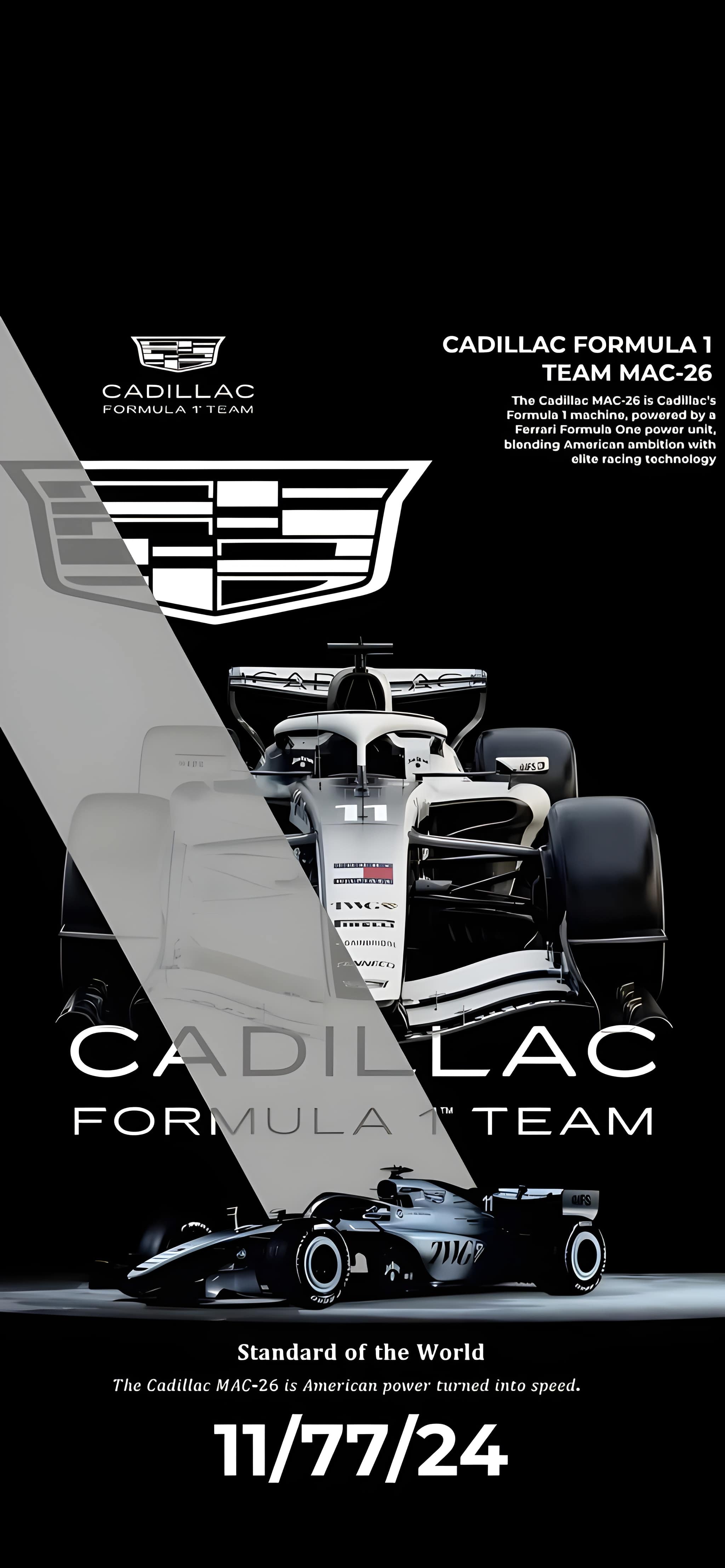Cadillac Racing 4K Wallpaper Cadillac Racing 4K Wallpaper — 2048×4428 HD wallpaper