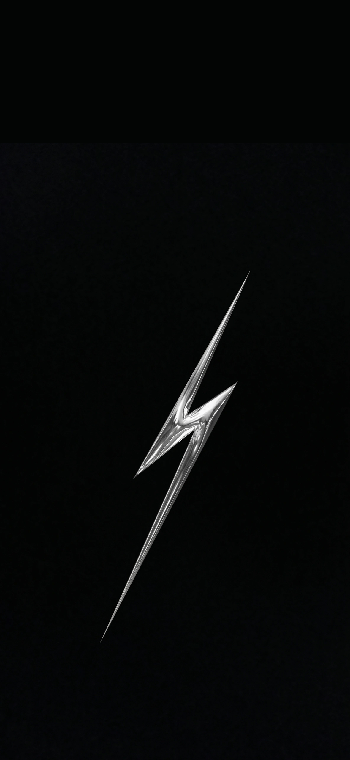 Metallic Lightning Bolt Wallpaper Metallic Lightning Bolt Wallpaper — 1179×2556 HD wallpaper
