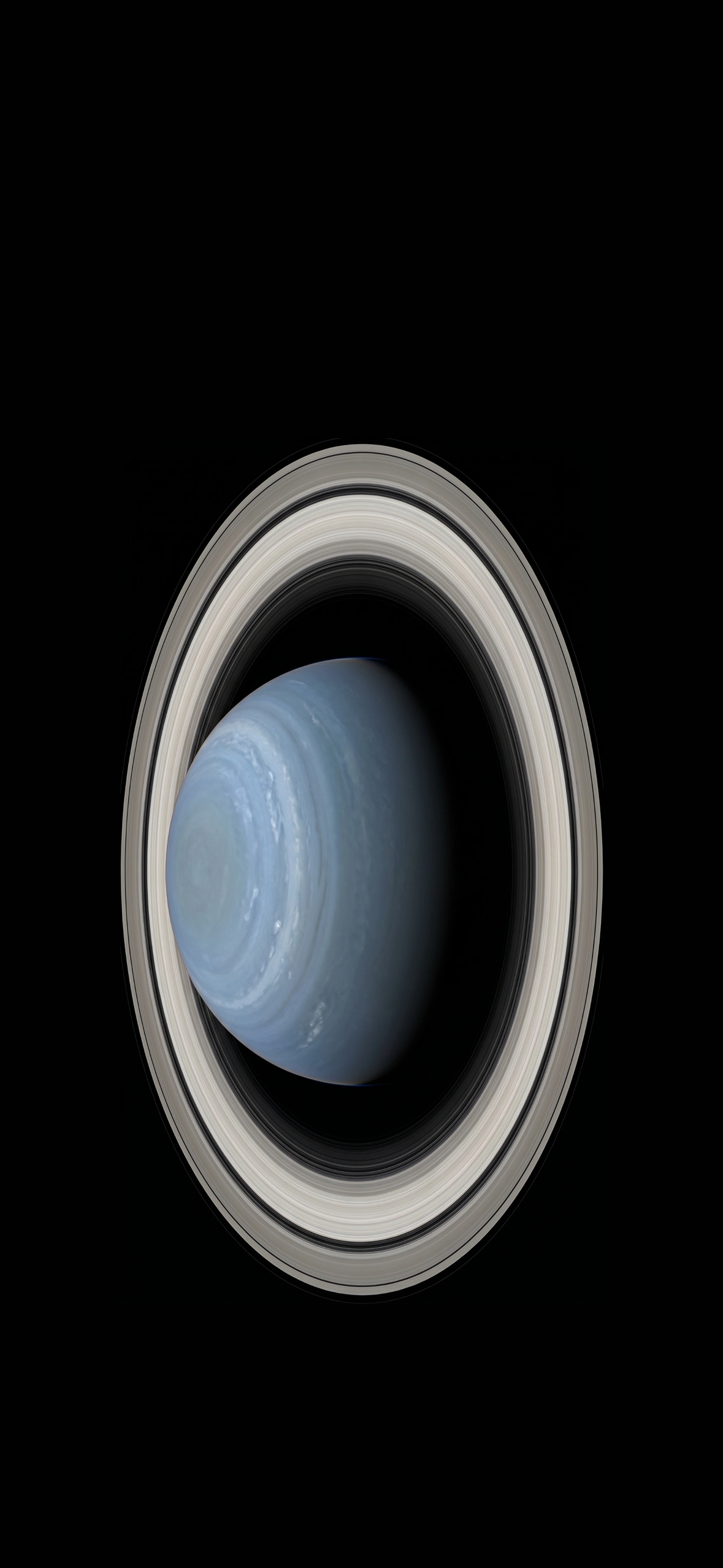 Saturn's Icy Rings Wallpaper — 1179×2556 HD wallpaper