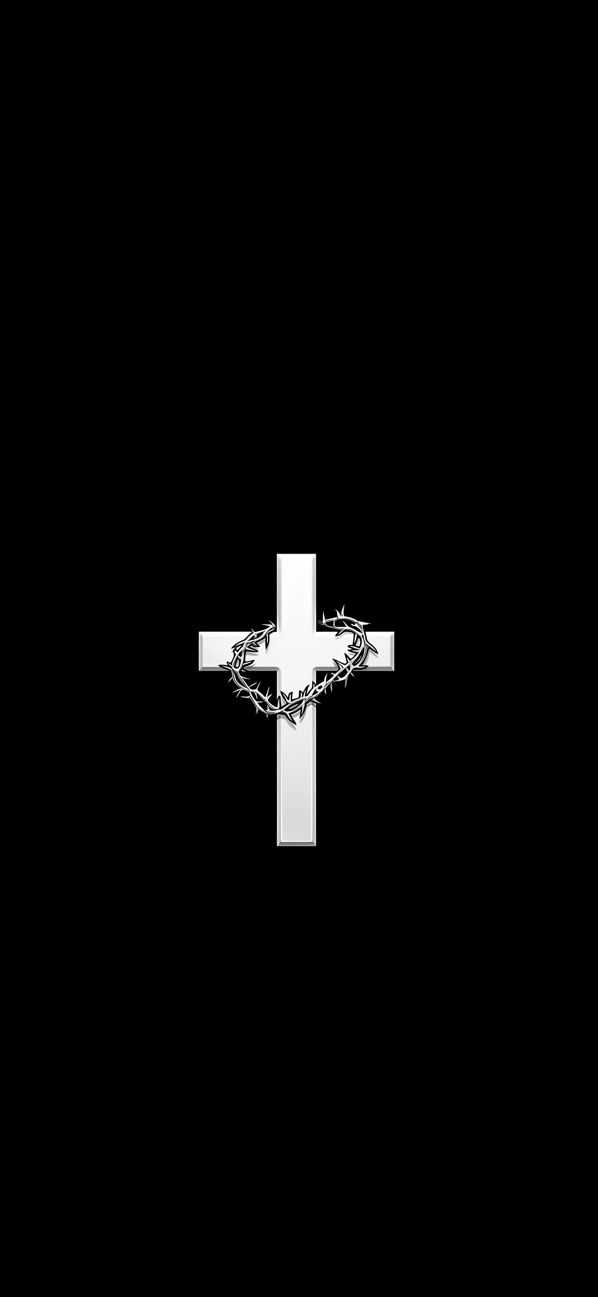 Christian Cross Thorns Wallpaper — 1179×2556 HD wallpaper