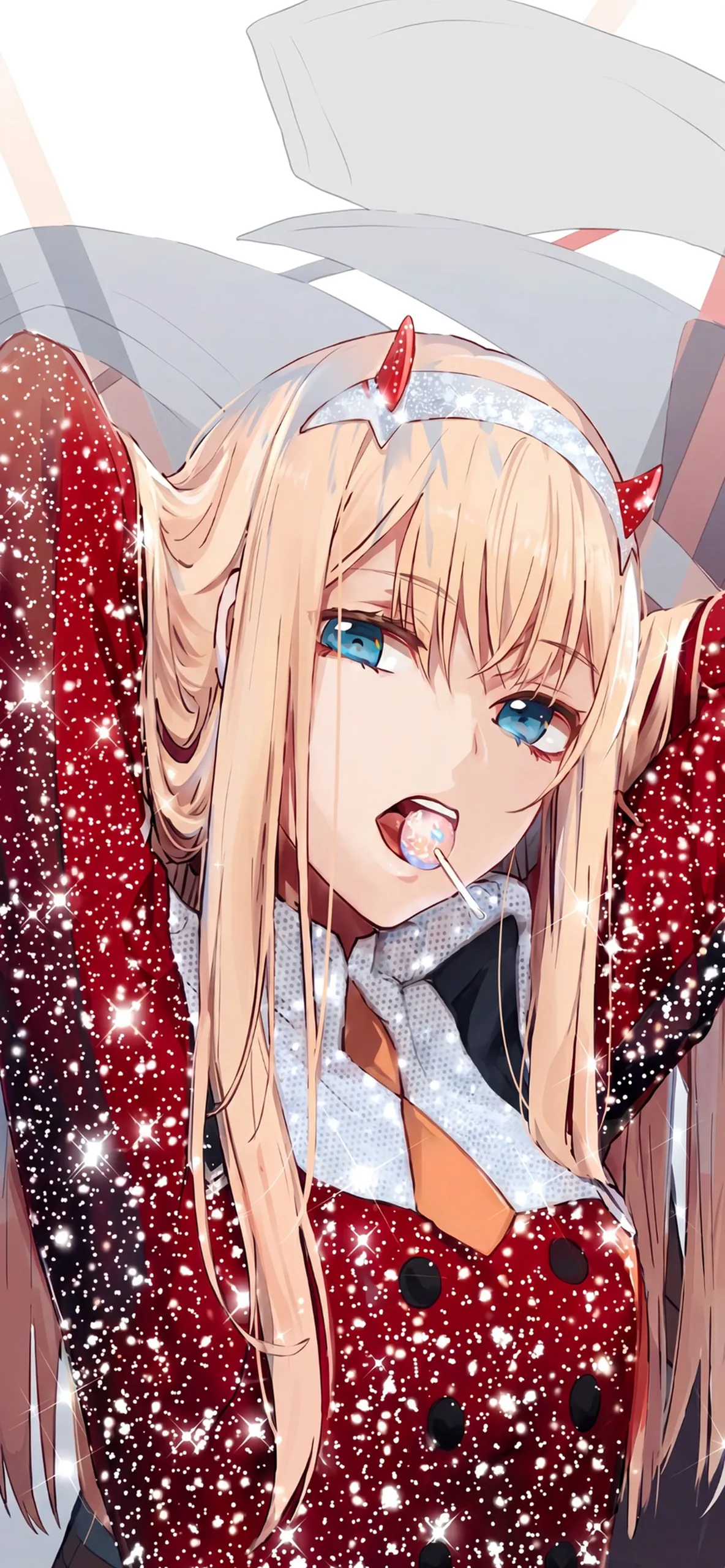 Sparkling Zero Two Lollipop Wallpaper — 1184×2560 HD wallpaper