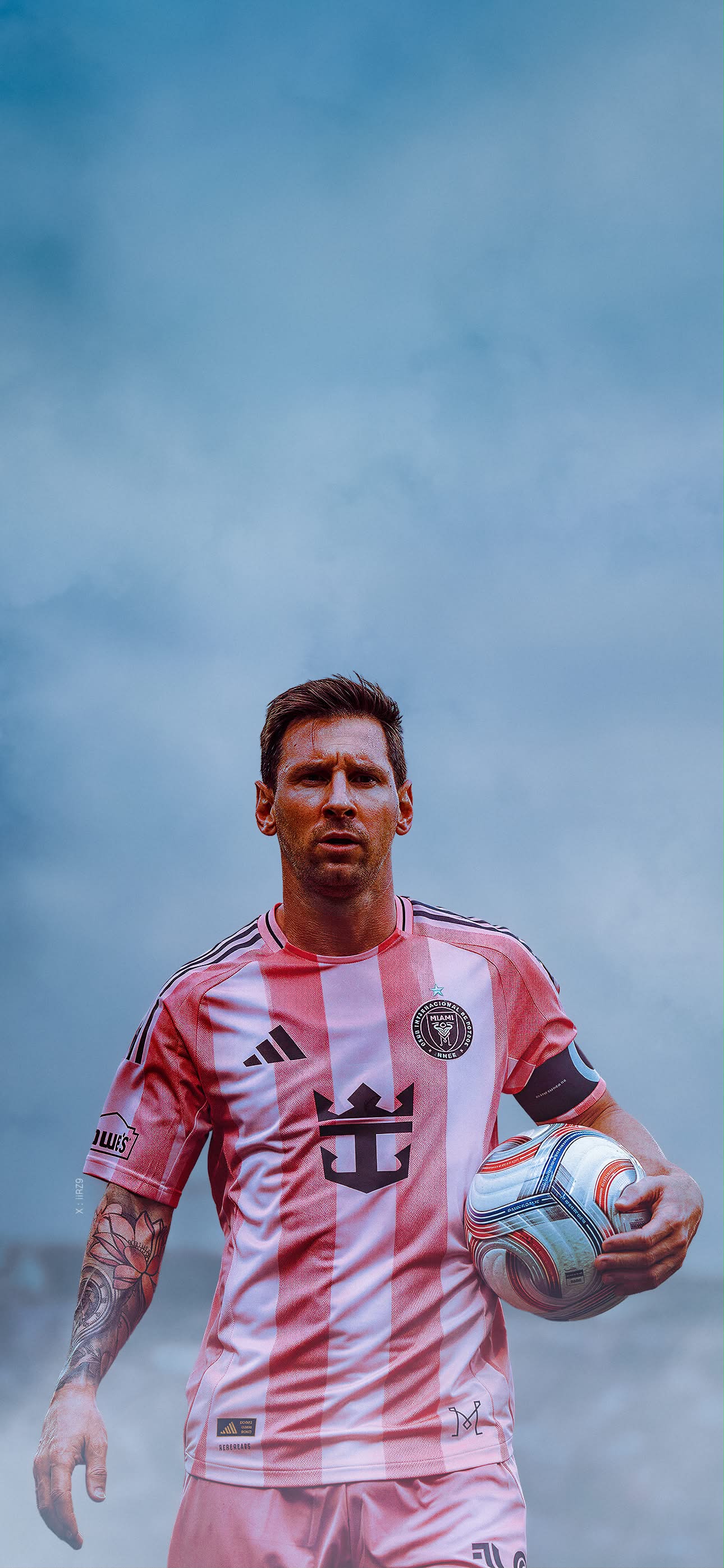 Lionel Messi Pink Jersey Wallpaper Lionel Messi Pink Jersey Wallpaper — 1290×2793 HD wallpaper