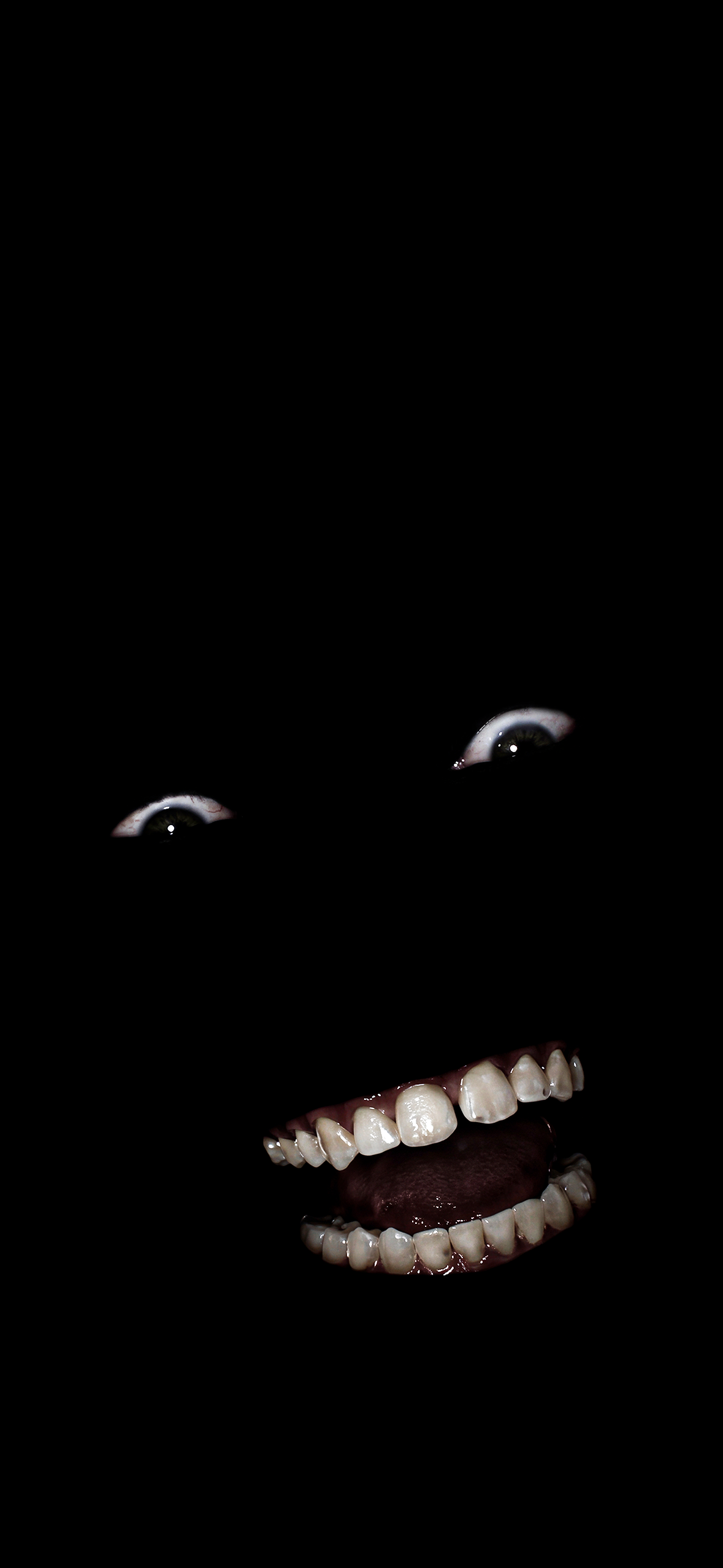Eerie Smiling Eyes Wallpaper Eerie Smiling Eyes Wallpaper — 1179×2556 HD wallpaper