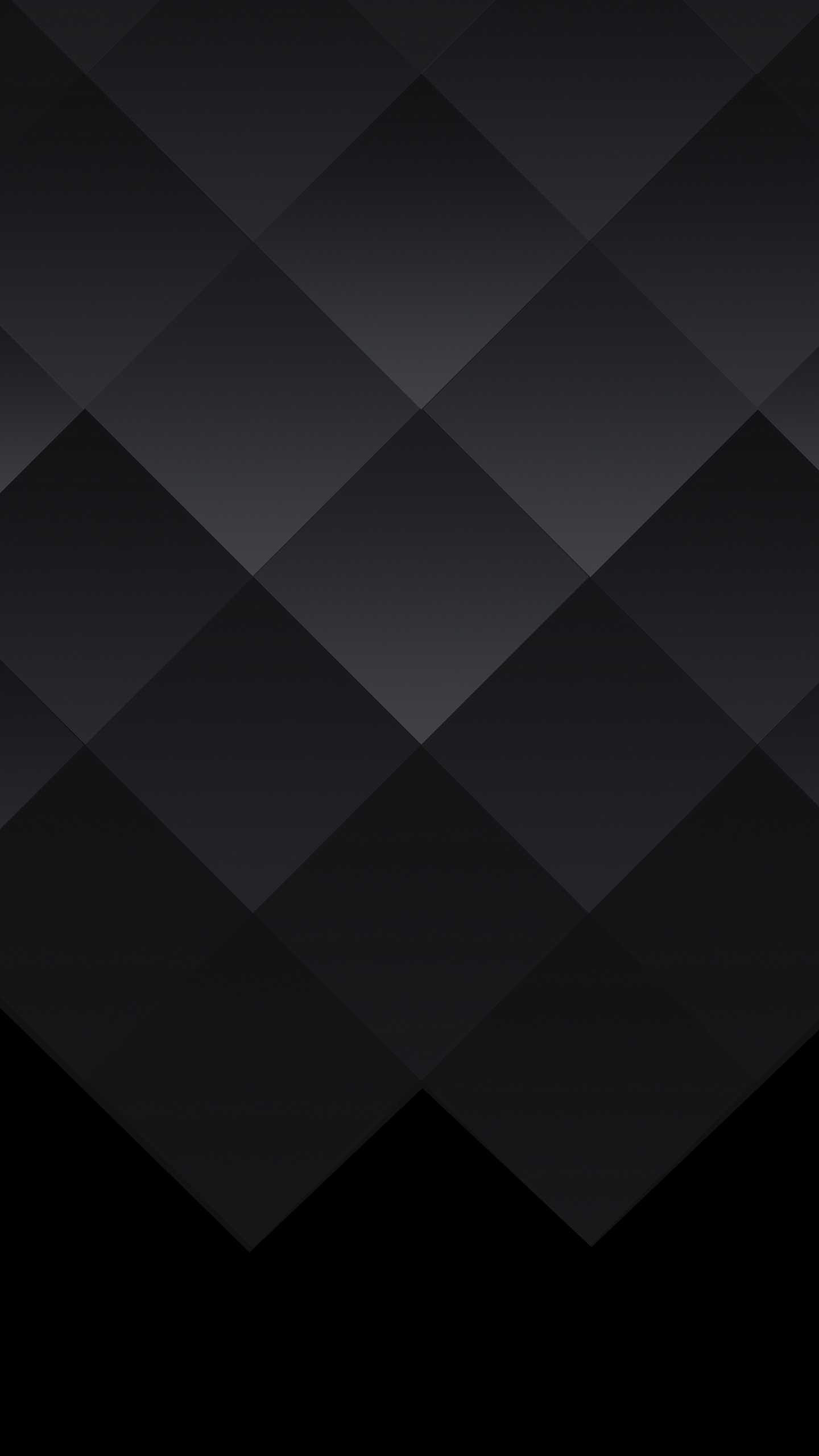Black geometric diamond pattern, Gradient rhombus tiles, Dark minimal texture Black geometric diamond pattern, Gradient rhombus tiles, Dark minimal texture — 1440×2560 HD wallpaper