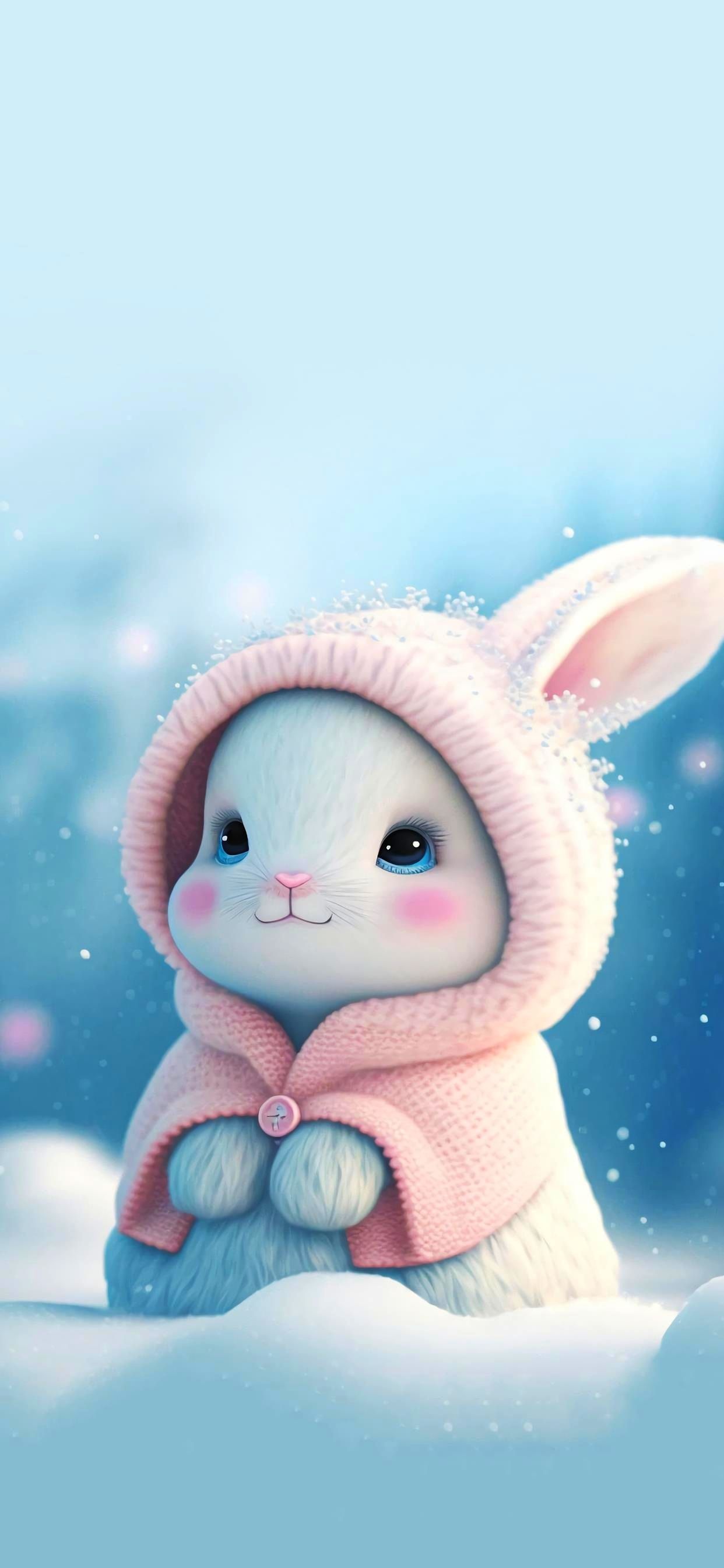 Rabbit, Cute Backgrounds Wallpaper, HD Phone Rabbit, Cute Backgrounds Wallpaper, HD Phone — 1250×2690 HD wallpaper