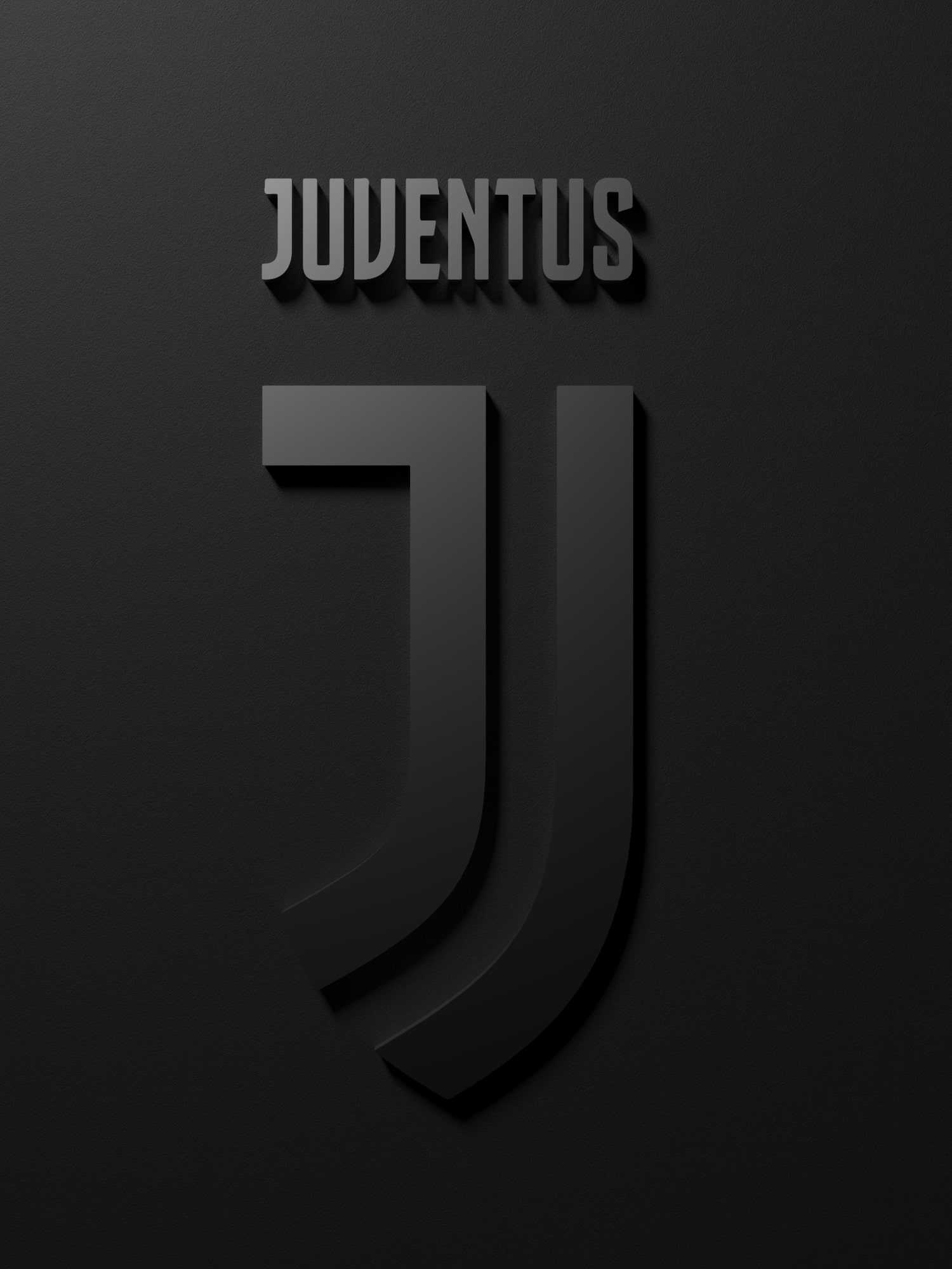 Juventus J logo, Juventus wordmark, Embossed black matte finish Juventus J logo, Juventus wordmark, Embossed black matte finish — 1500×2000 HD wallpaper