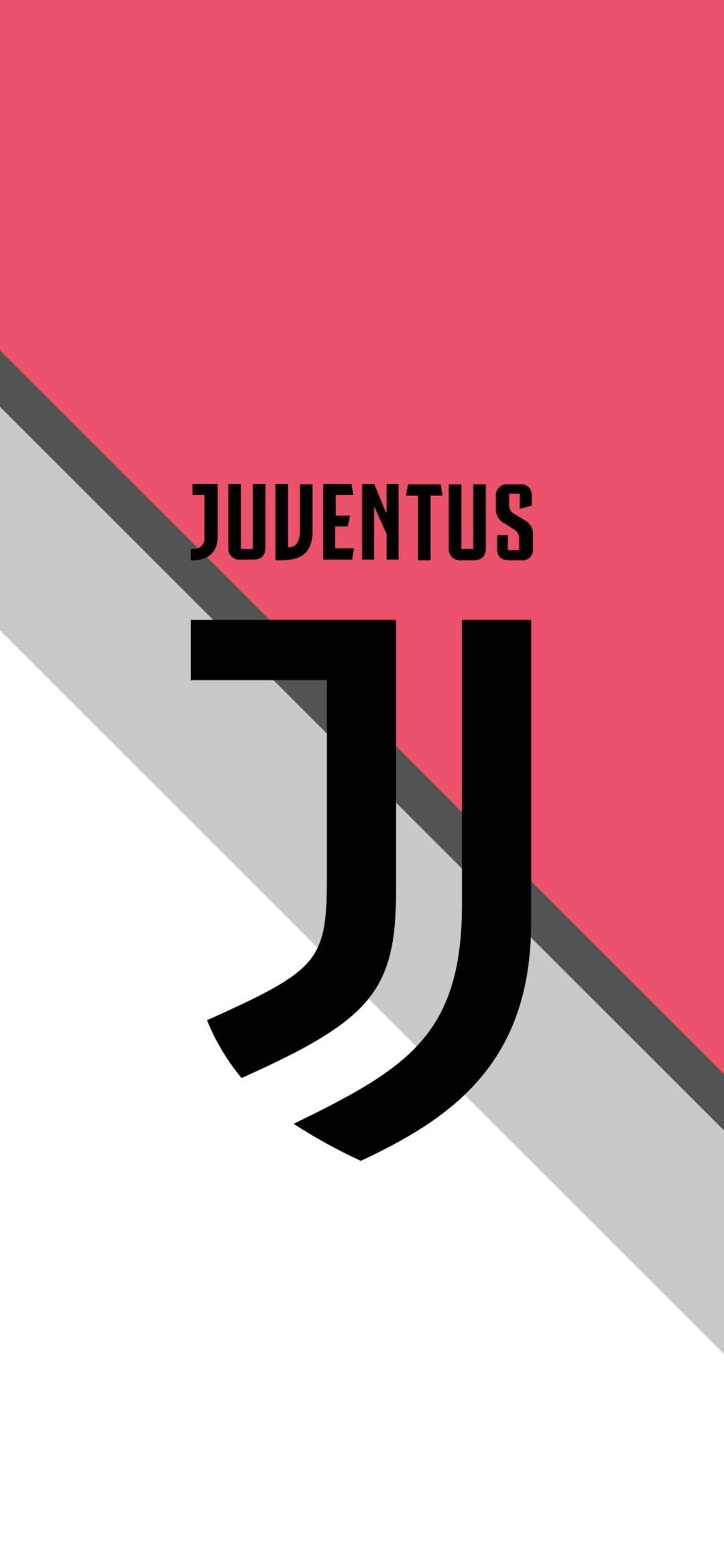 Juventus FC logo, Pink diagonal stripe, Minimalist club crest Juventus FC logo, Pink diagonal stripe, Minimalist club crest — 1080×2340 HD wallpaper