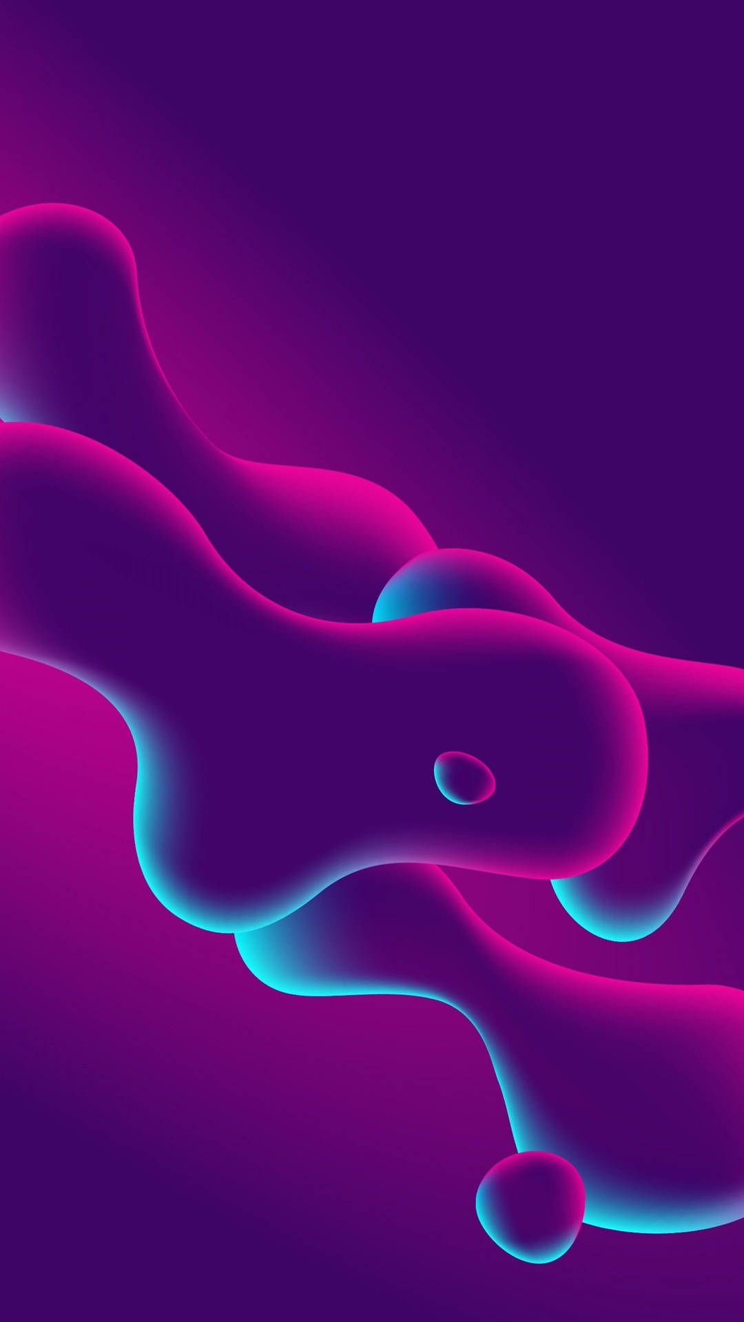 Purple fluid blobs, Neon abstract gradient, Magenta cyan glow Purple fluid blobs, Neon abstract gradient, Magenta cyan glow — 1080×1920 HD wallpaper