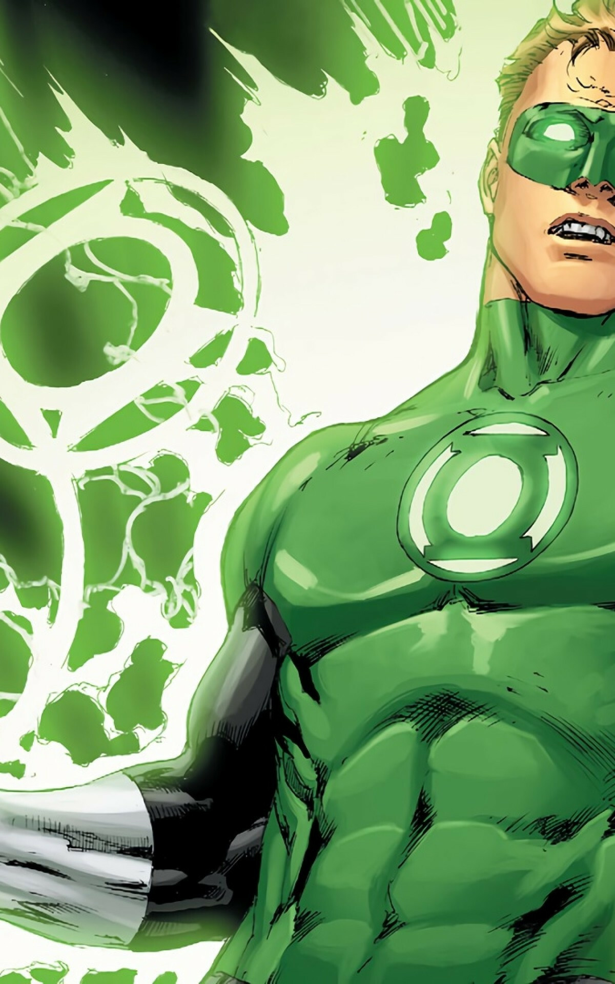 Hal Jordan, Green Lantern emblem, Comic book art Hal Jordan, Green Lantern emblem, Comic book art — 1200×1920 HD wallpaper