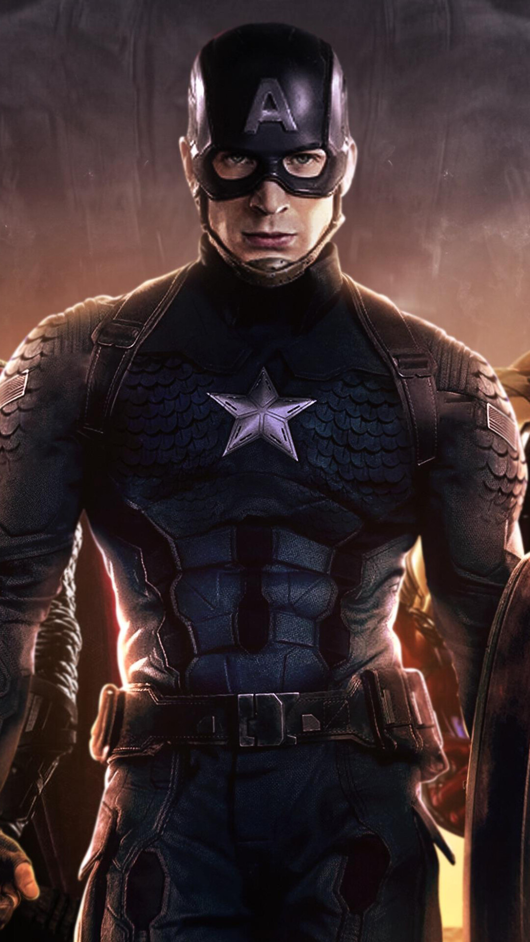 Captain America, Star chest emblem, Masked cowl Captain America, Star chest emblem, Masked cowl — 1080×1920 HD wallpaper