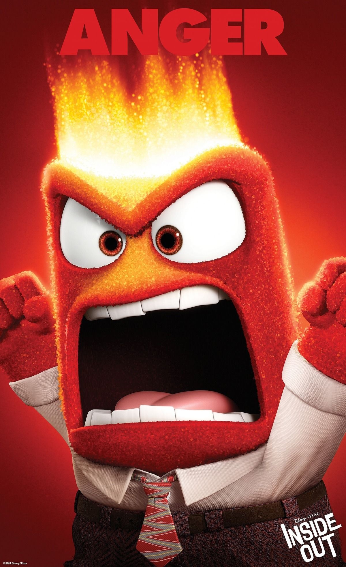 Anger (Inside Out), Inside Out logo, Flaming head shout Anger (Inside Out), Inside Out logo, Flaming head shout — 1200×1965 HD wallpaper