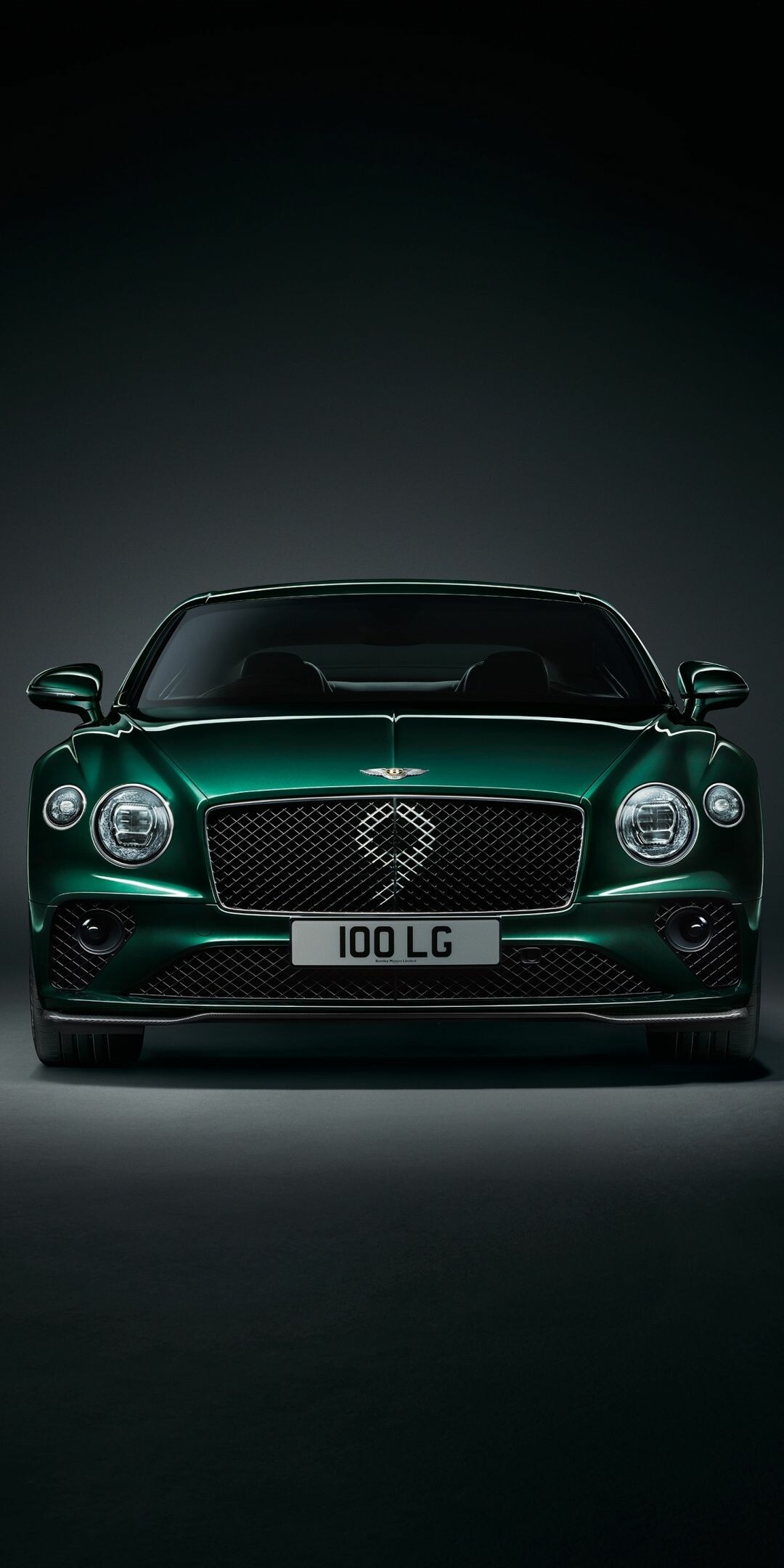 Bentley Continental GT, 100 LG plate, Green front grille Bentley Continental GT, 100 LG plate, Green front grille — 1080×2160 HD wallpaper