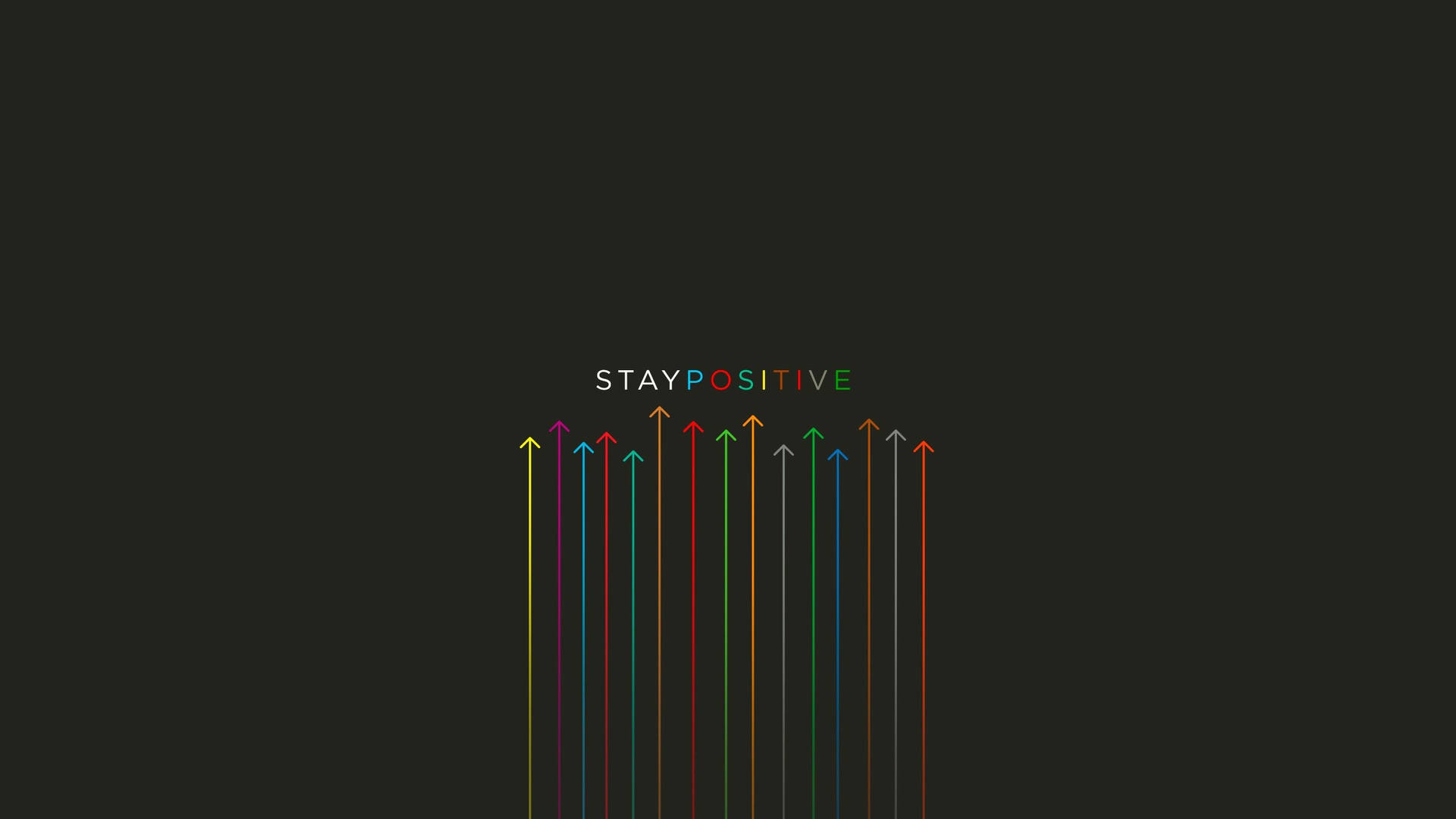 Stay positive, Motivational Wallpaper, Full HD Desktop — 1920×1080 mobile wallpaper