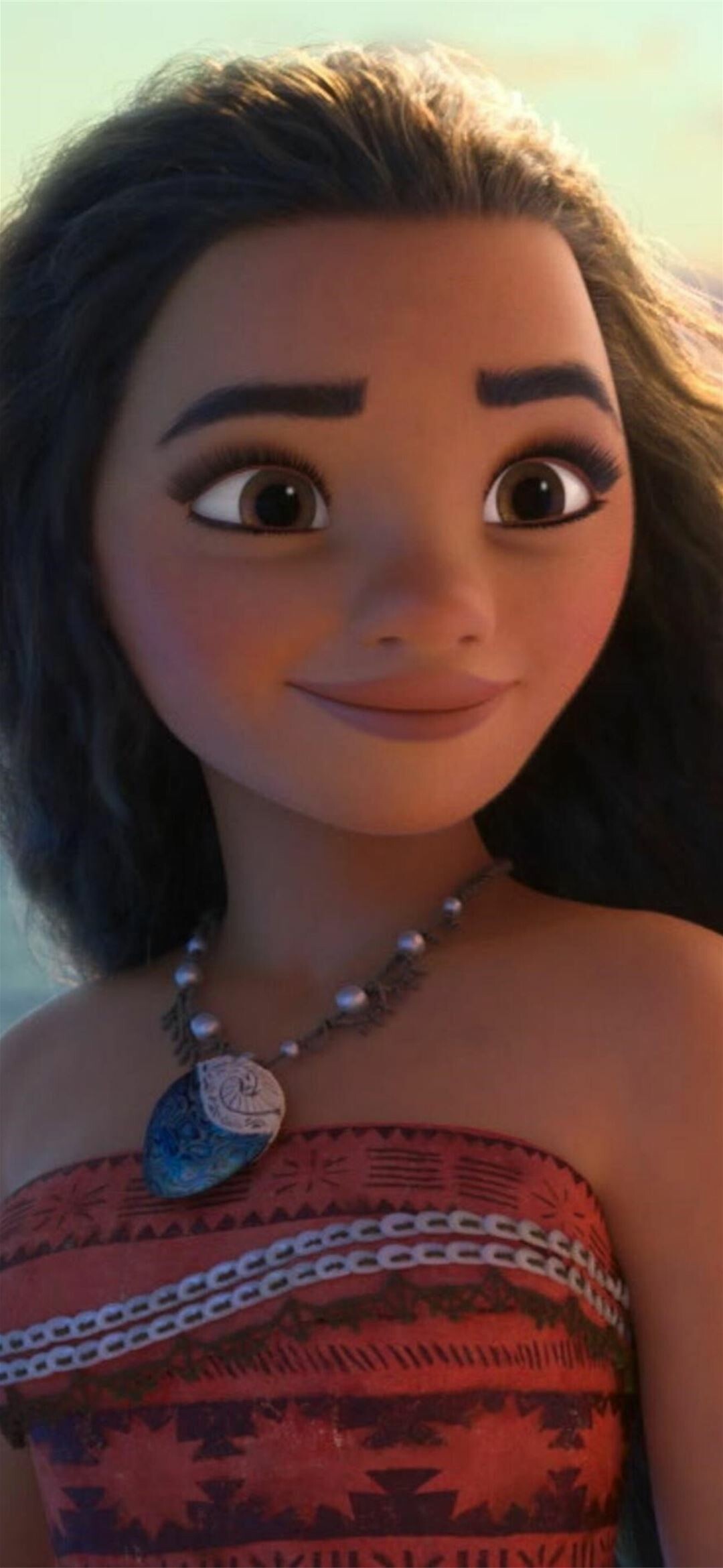 Moana, Heart of Te Fiti necklace, Warm sunset glow Moana, Heart of Te Fiti necklace, Warm sunset glow — 1080×2340 HD wallpaper