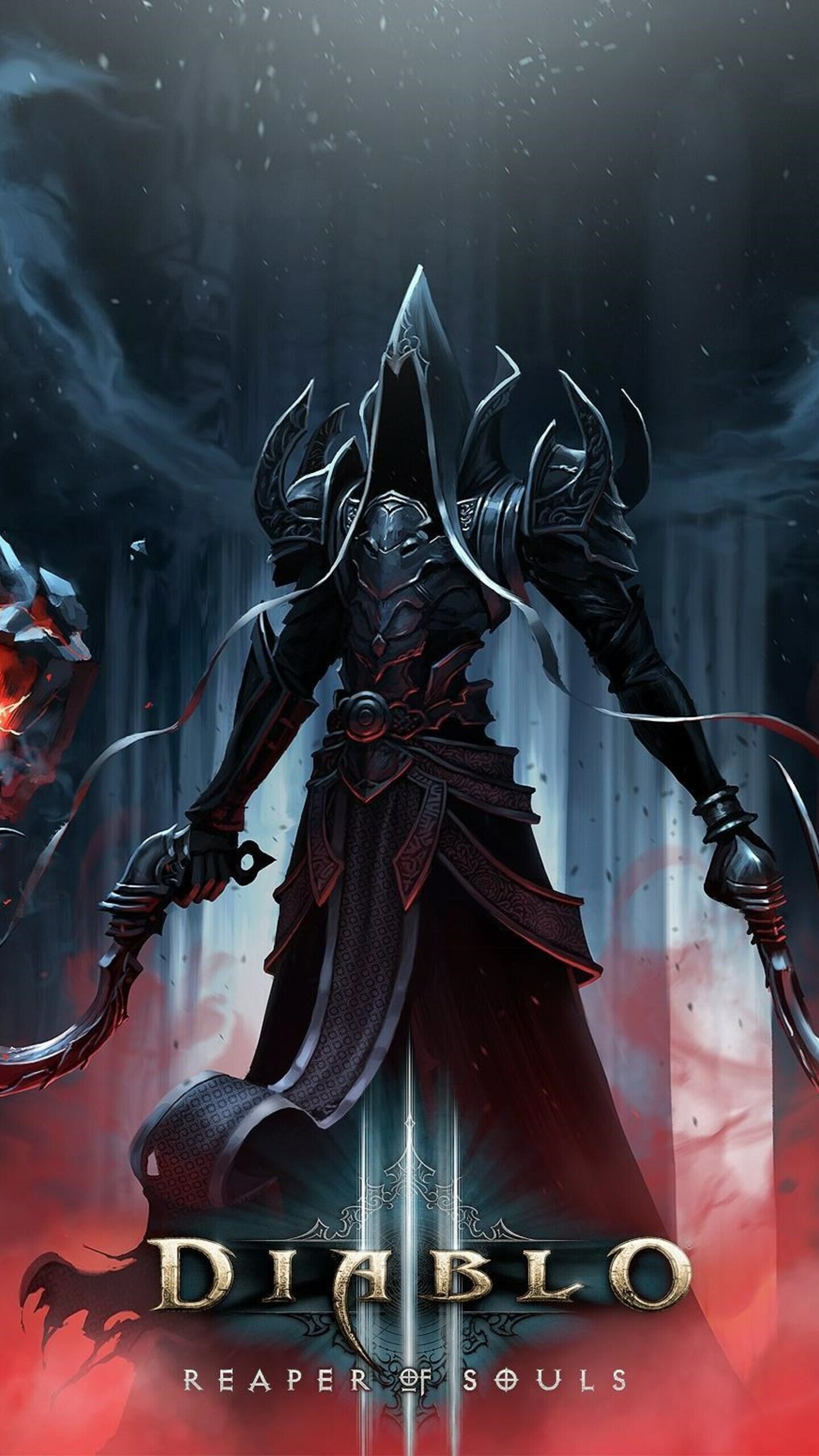 Malthael Reaper of Souls, Hooded angel of death, Scythe wielding figure Malthael Reaper of Souls, Hooded angel of death, Scythe wielding figure — 1440×2560 HD wallpaper