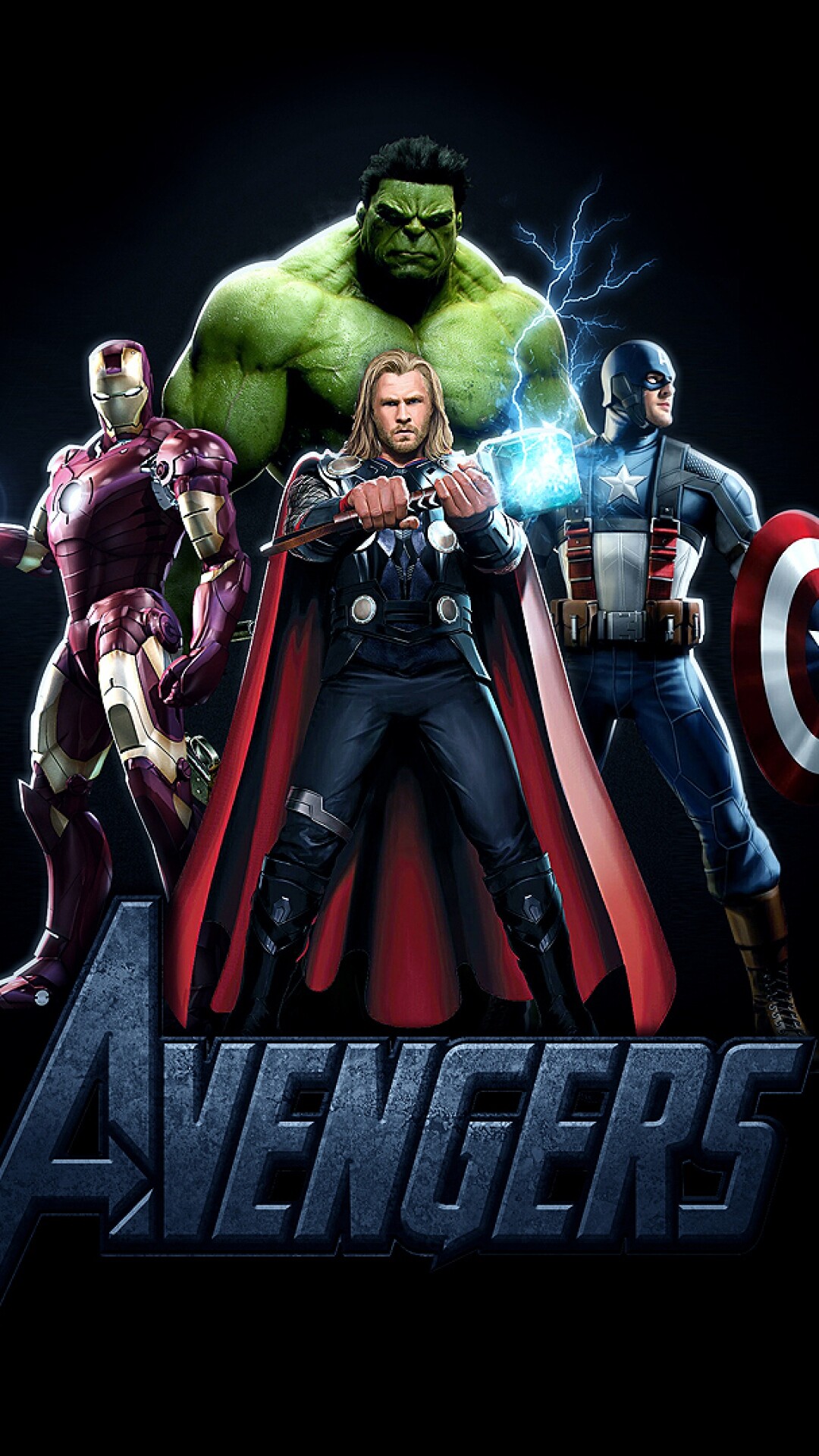 Thor, Mjolnir, Hulk Thor, Mjolnir, Hulk — 1080×1920 HD wallpaper