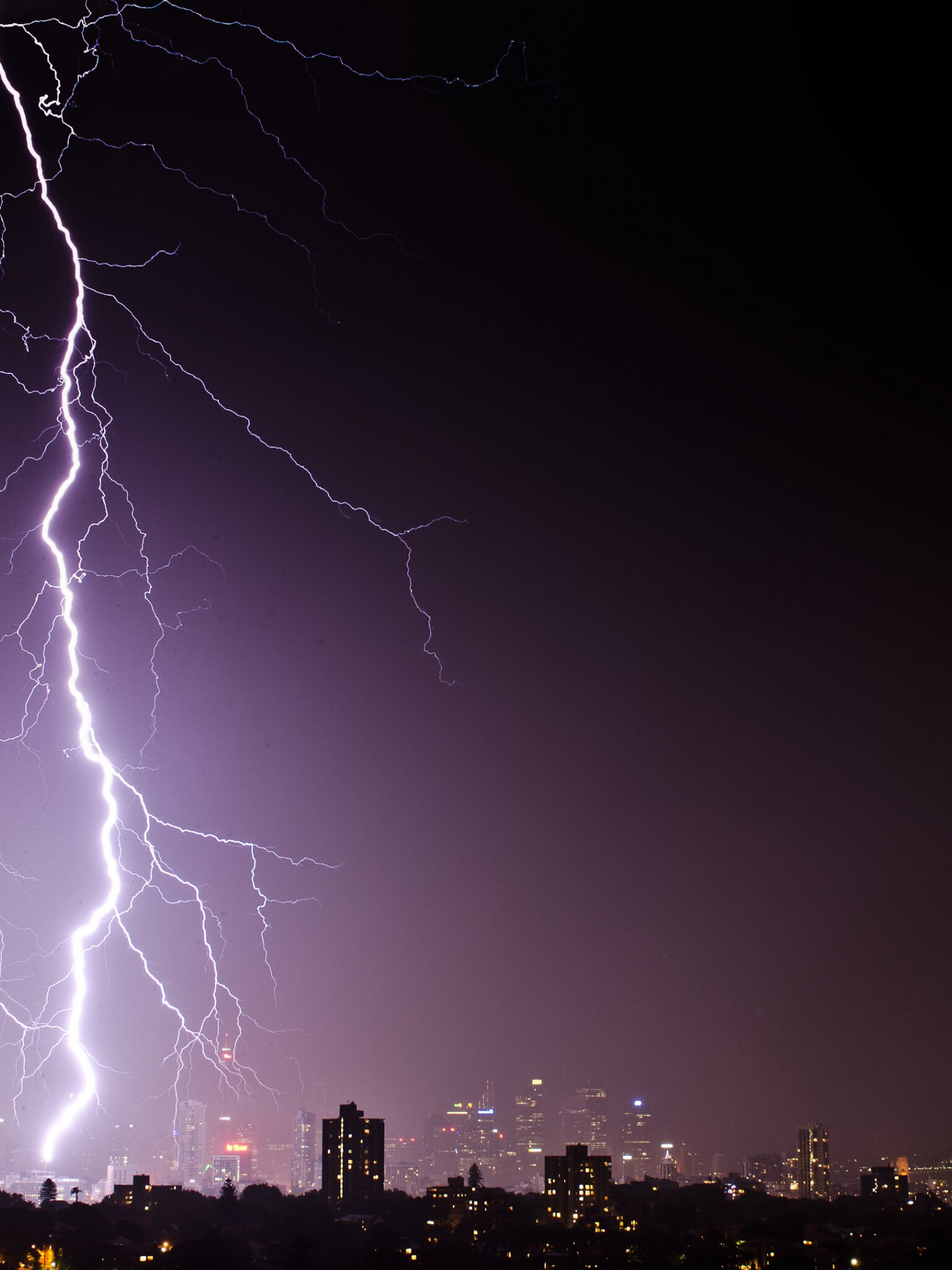 Thunder in Sydney, Thunder Wallpaper, HD Phone — 1536×2048 HD wallpaper