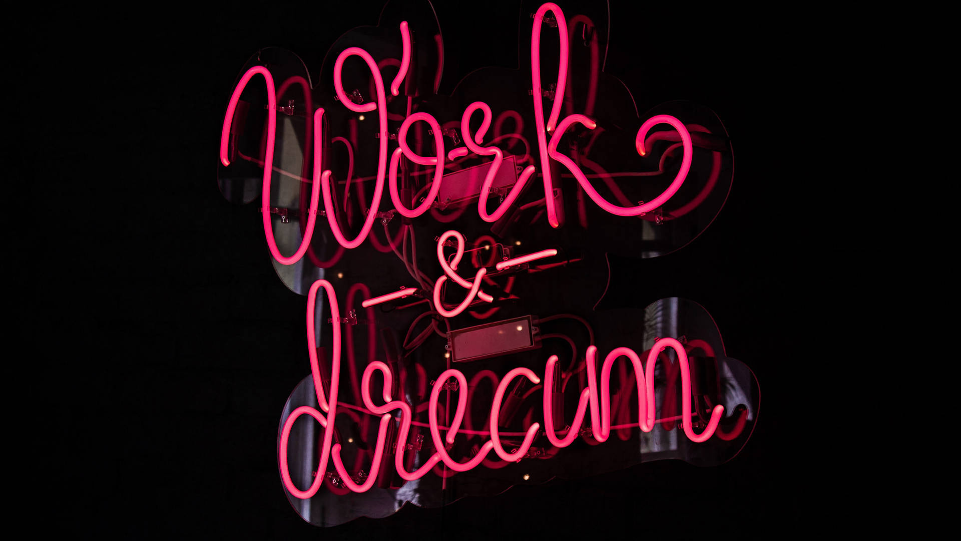 Neon sign, Motivational Wallpaper, Full HD Desktop — 1920×1080 mobile wallpaper