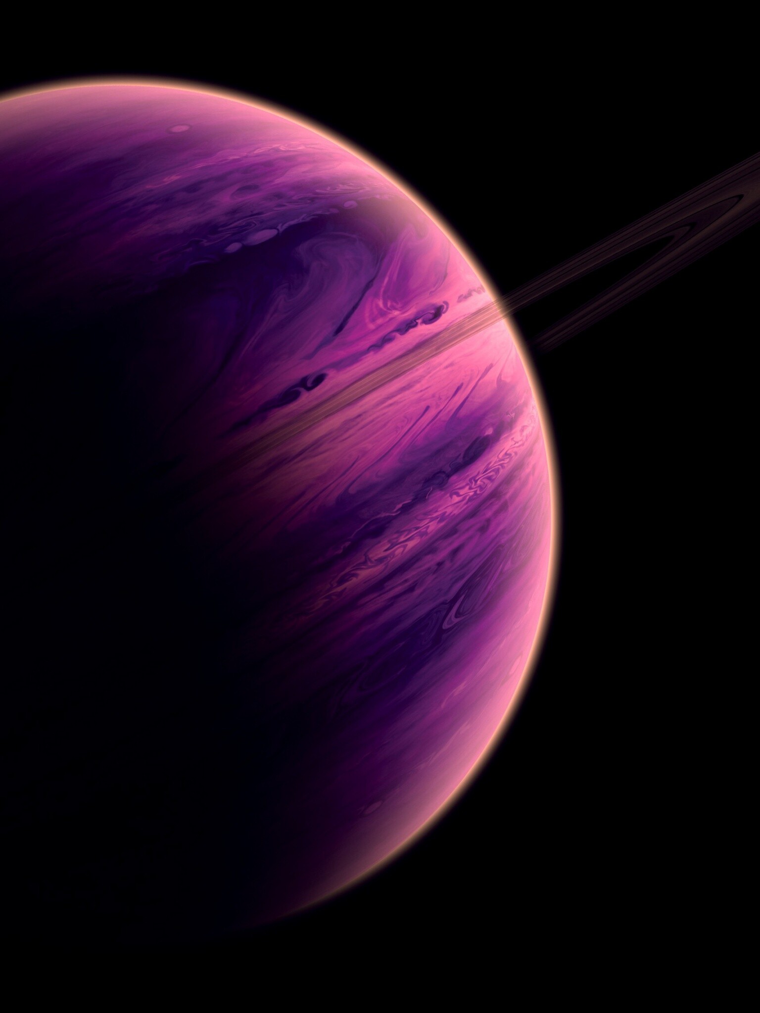Saturn, Planets Wallpaper, HD Phone Saturn, Planets Wallpaper, HD Phone — 1536×2048 HD wallpaper