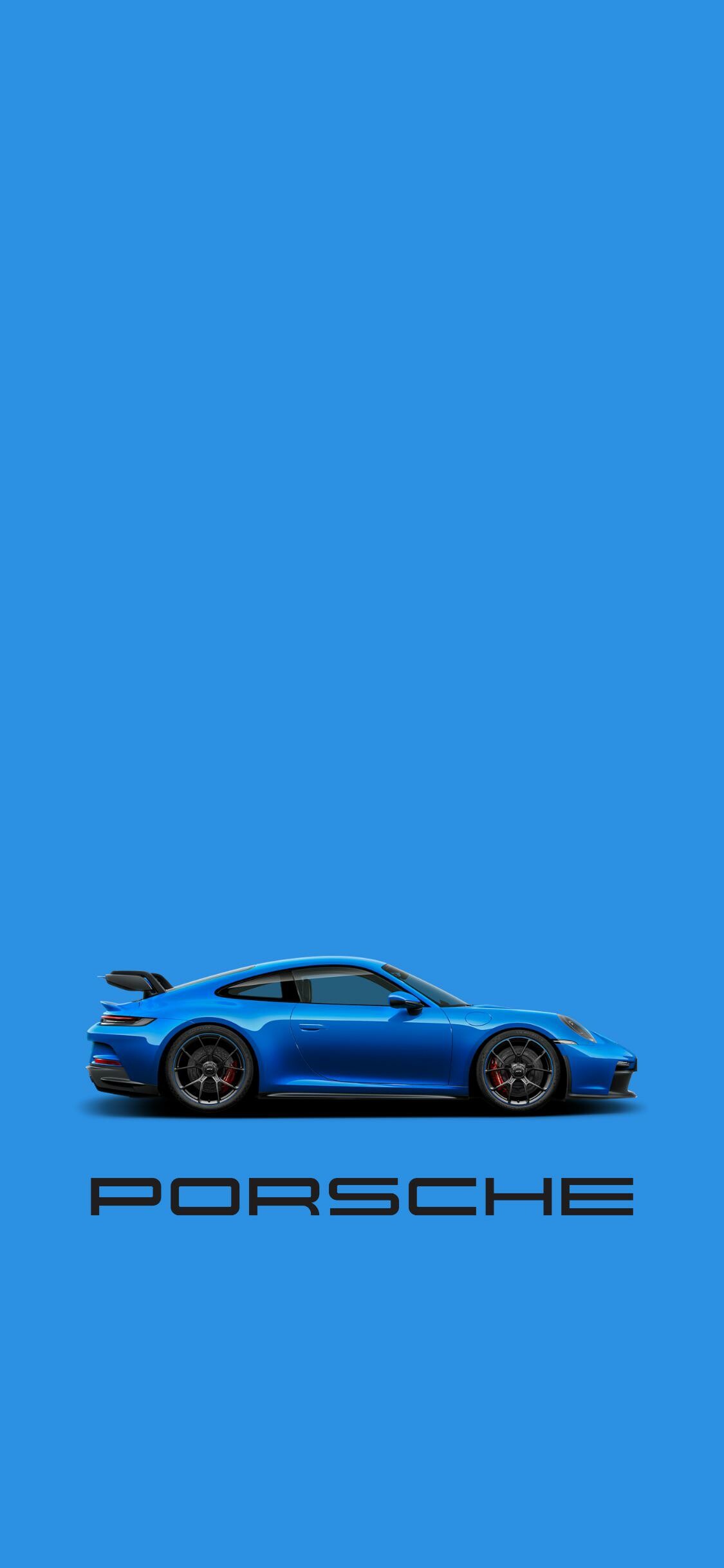 992 GT3, Shark blue paint, Side profile view 992 GT3, Shark blue paint, Side profile view — 1125×2436 HD wallpaper