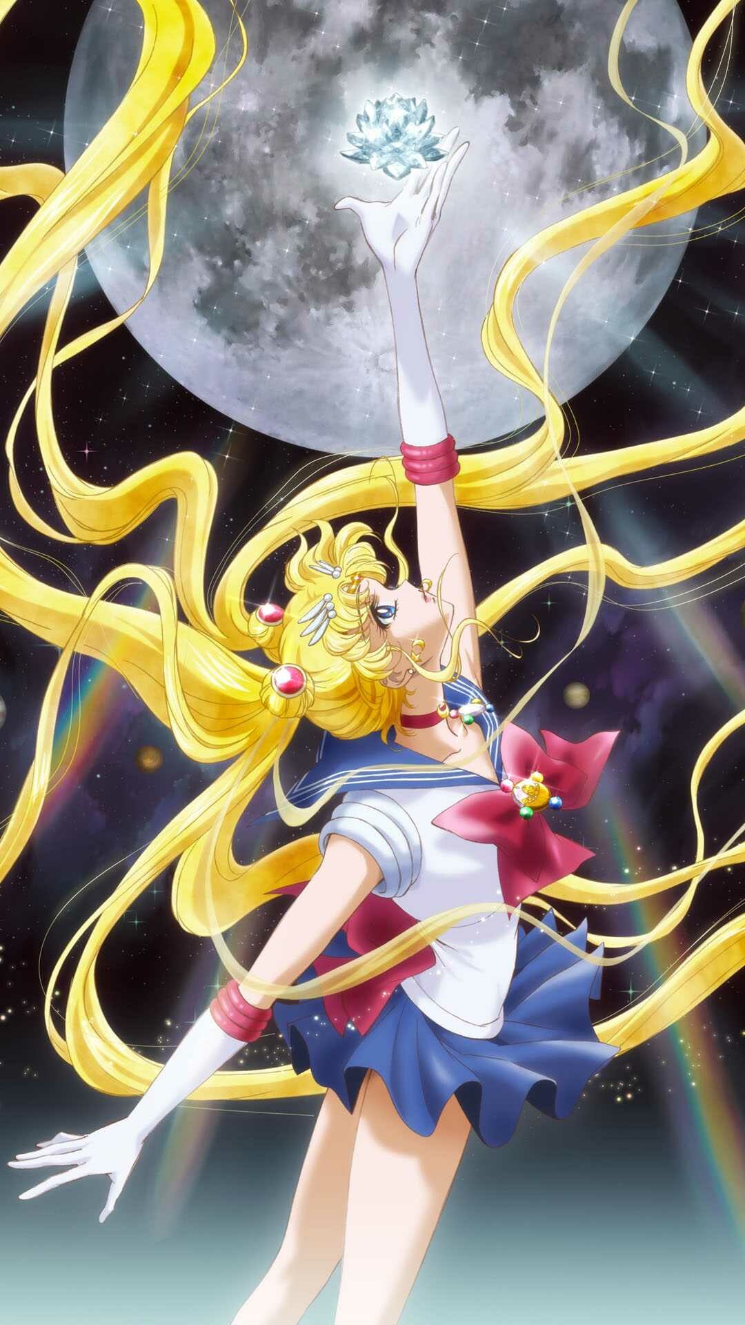 Silver Crystal, Sailor Moon Wallpaper, Full HD Phone — 1080×1920 HD wallpaper