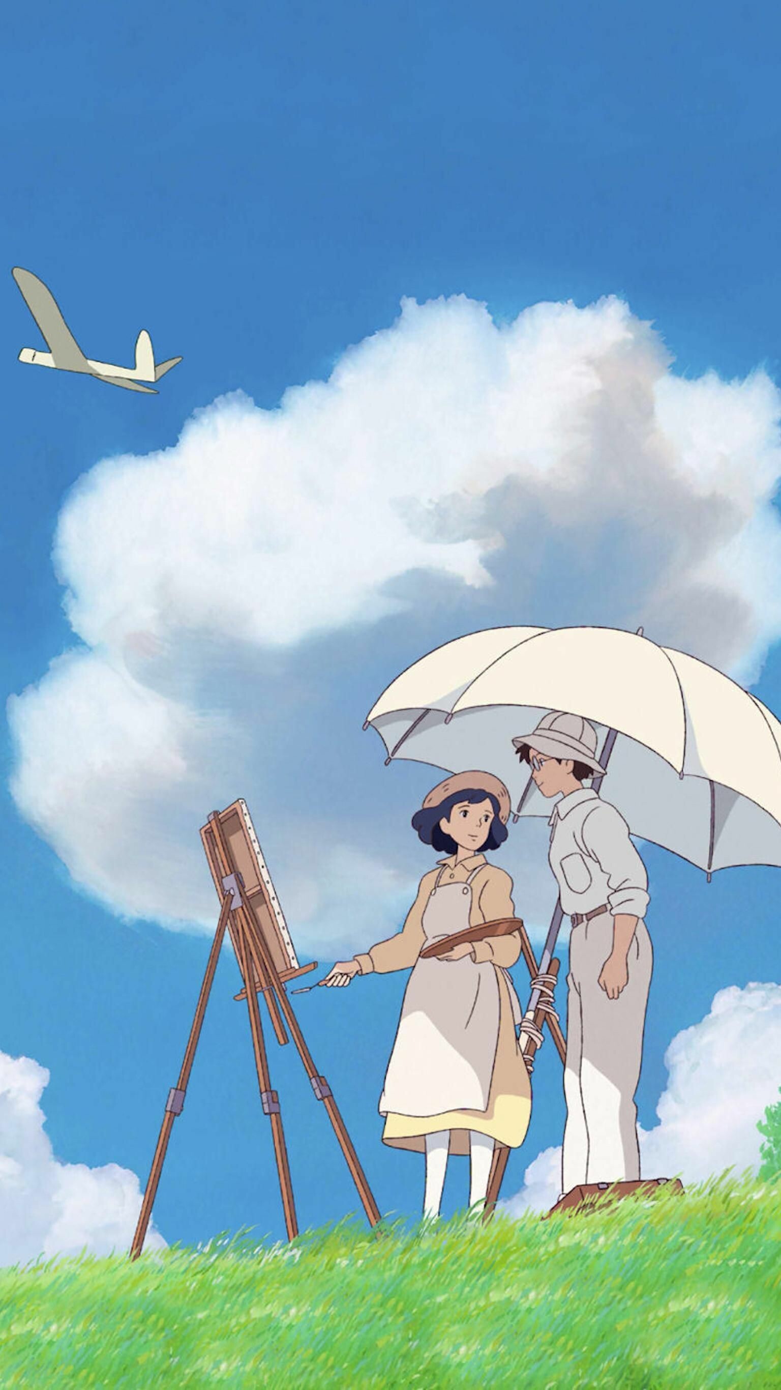 Jiro Horikoshi and Nahoko Satomi, The Wind Rises Wallpaper, HD Phone — 1536×2732 HD wallpaper