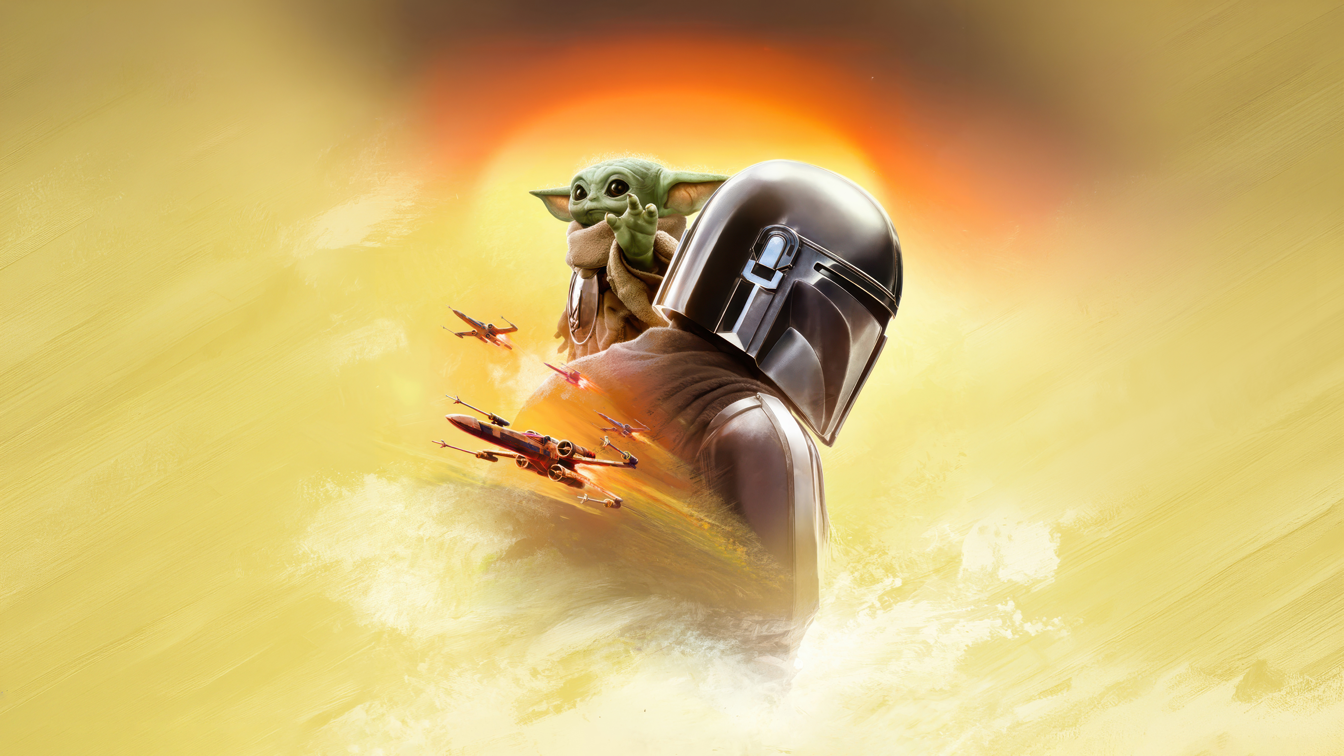 Beskar Bond: The Mandalorian & Grogu — 5K Ultra HD Wallpaper Beskar Bond: The Mandalorian & Grogu — 5K Ultra HD Wallpaper — 5120×2880 HD wallpaper