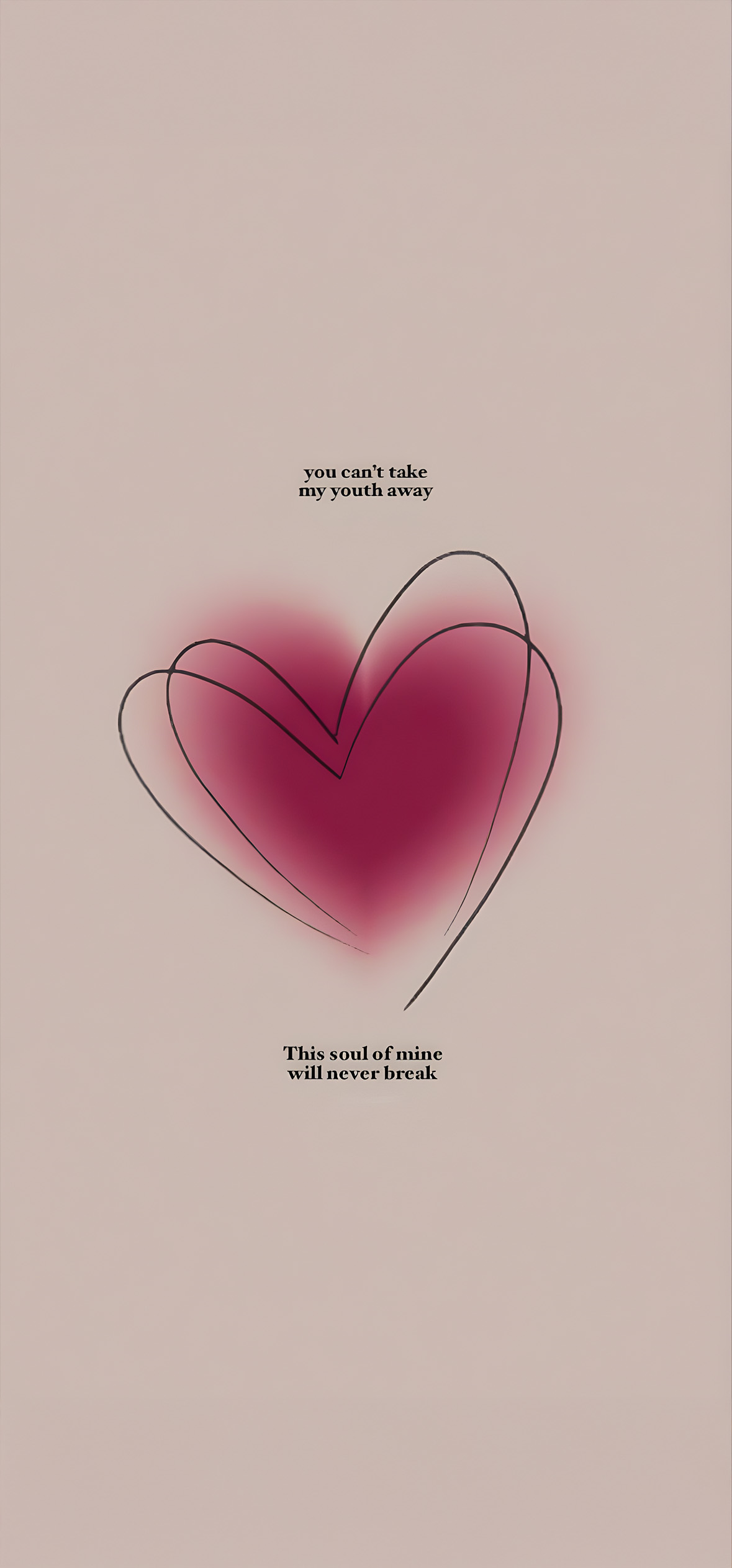 Red Heart Aura HD Wallpapers Red Heart Aura HD Wallpapers — 1179×2526 HD wallpaper