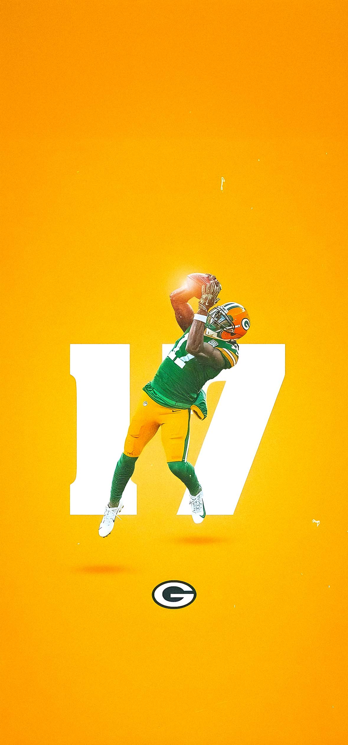 Josh Johnson Green Bay Yellow NFL Wallpapers iPhone Josh Johnson Green Bay Yellow NFL Wallpapers iPhone — 1179×2526 HD wallpaper