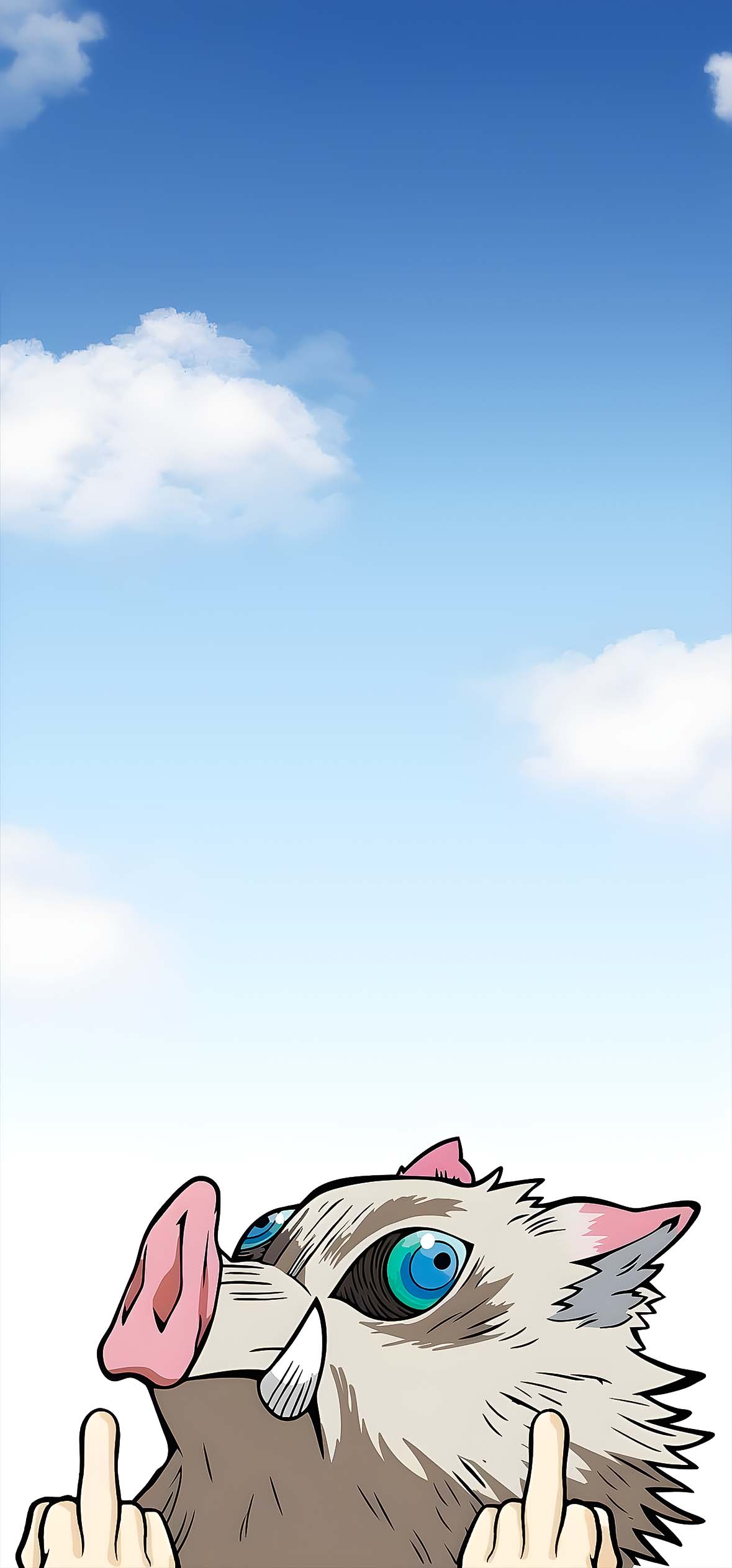 Inosuke Hashibira 'Bad Finger' Wallpapers Mobile 4K Inosuke Hashibira 'Bad Finger' Wallpapers Mobile 4K — 1179×2526 HD wallpaper
