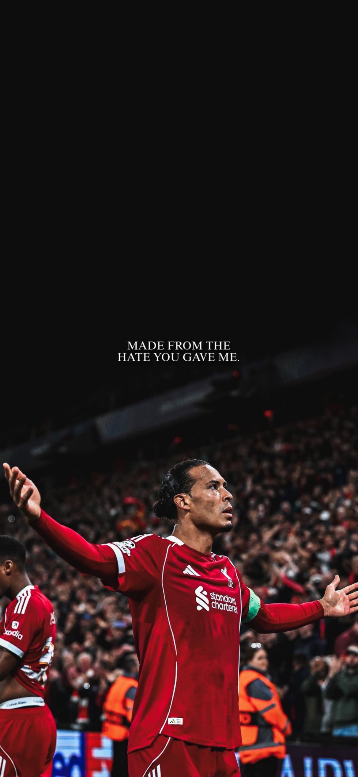 Virgil van Dijk Liverpool F.C. Inspirational Quotes 4K Wallpapers for iPhone Virgil van Dijk Liverpool F.C. Inspirational Quotes 4K Wallpapers for iPhone — 1169×2532 HD wallpaper