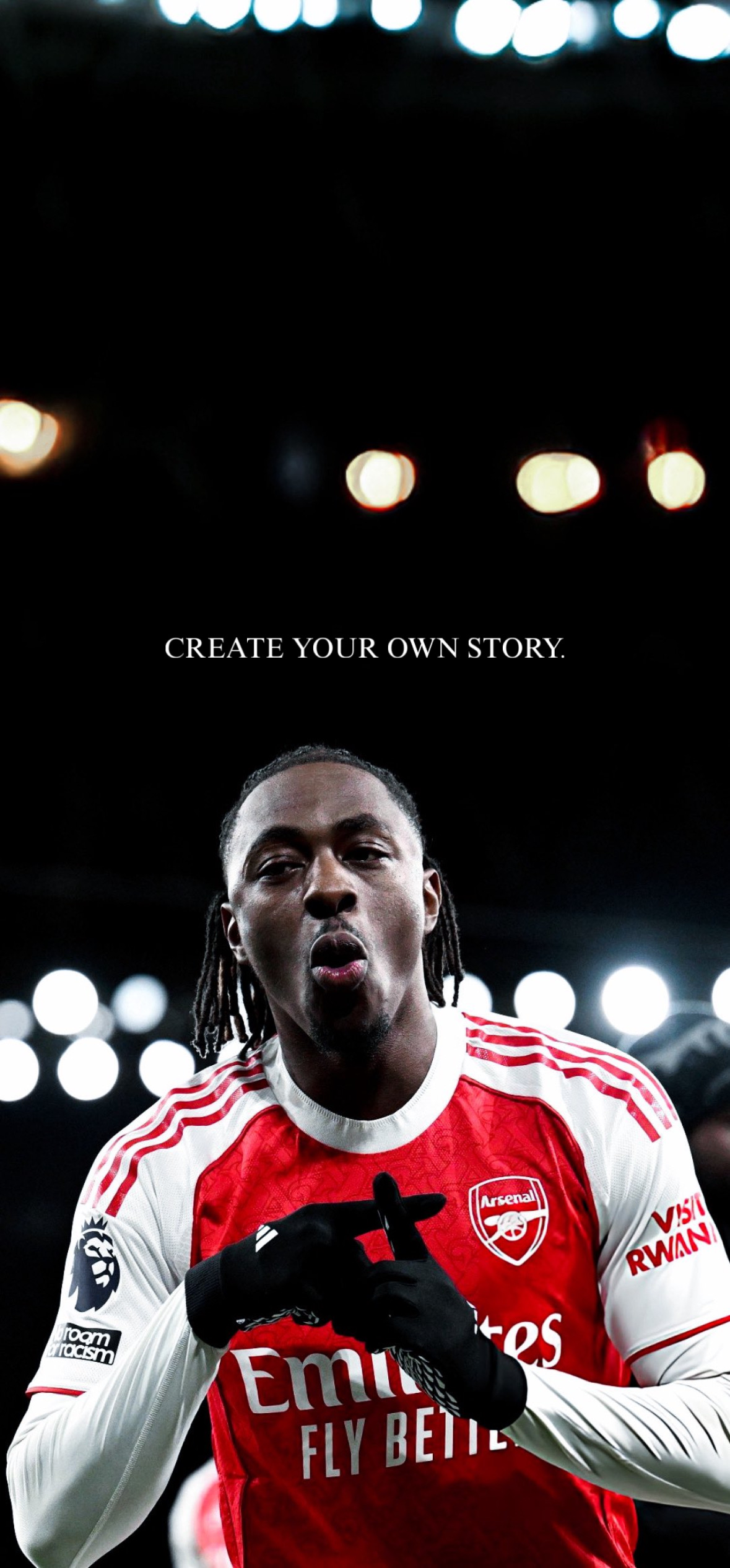Eberechi Eze "Create Your Own Story" – Inspirational Football Wallpaper Eberechi Eze "Create Your Own Story" – Inspirational Football Wallpaper — 1179×2532 HD wallpaper