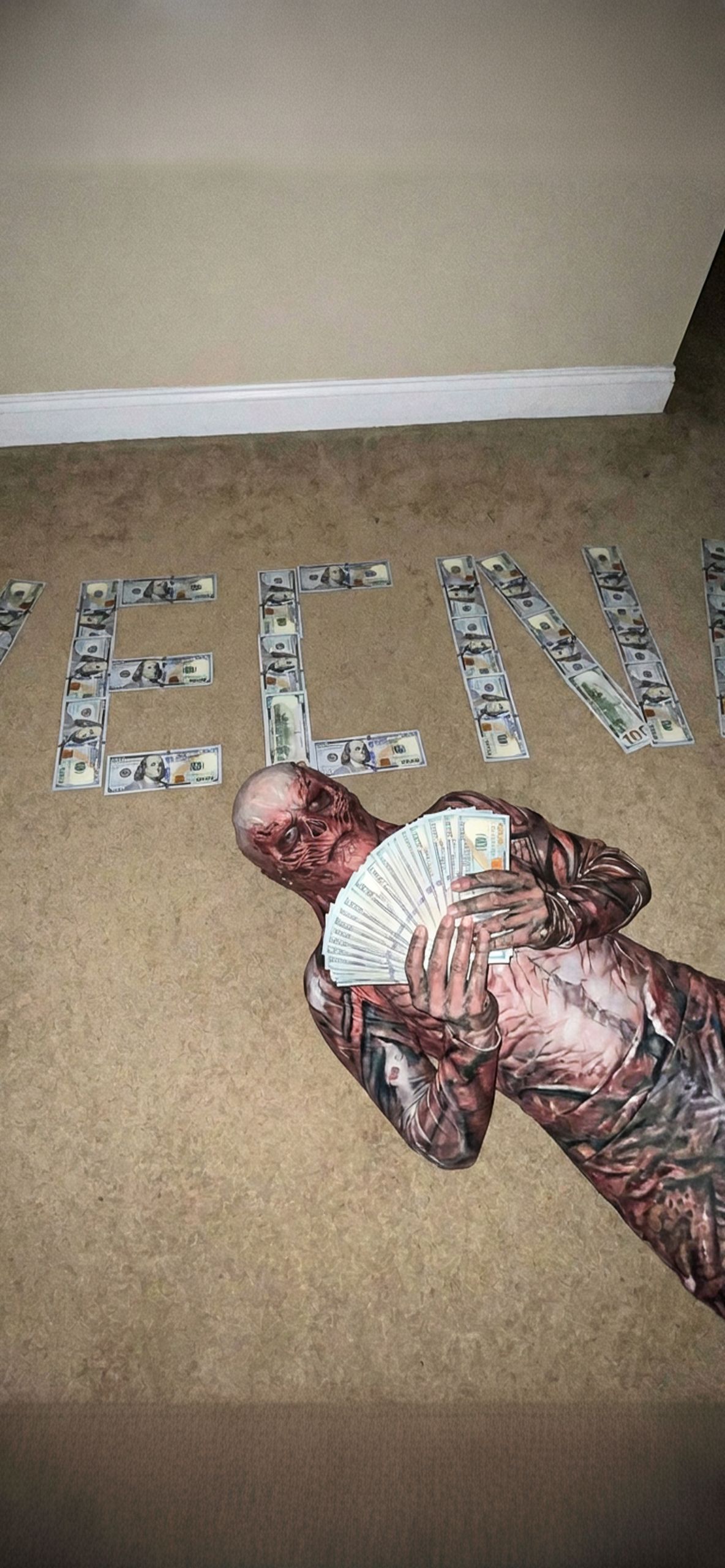 Vecna Transformation Reveal – Horror Villain Money Art Live Wallpaper Vecna Transformation Reveal – Horror Villain Money Art Live Wallpaper — 1184×2560 HD wallpaper