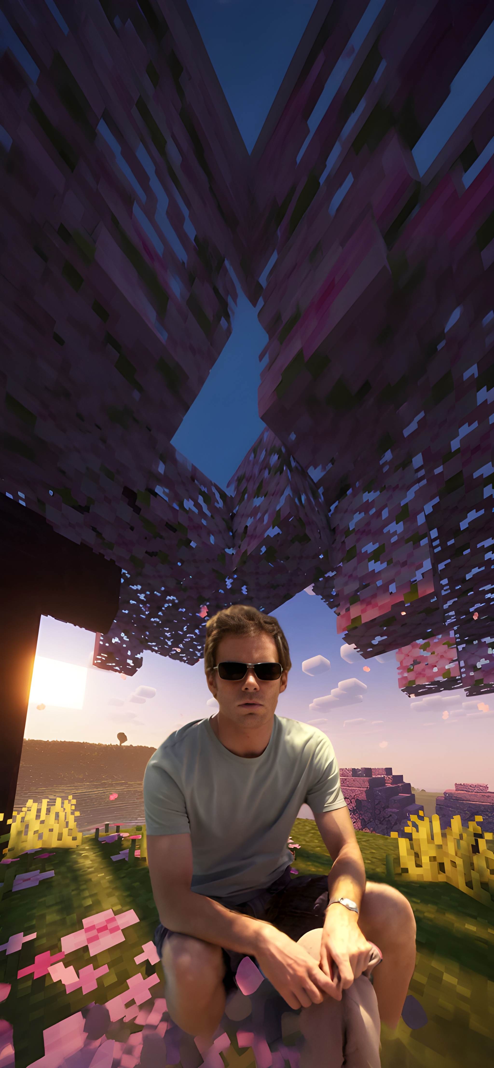 PewDiePie Minecraft Cherry Blossom Cameo – Aesthetic Gaming 4K Wallpaper PewDiePie Minecraft Cherry Blossom Cameo – Aesthetic Gaming 4K Wallpaper — 2048×4428 HD wallpaper