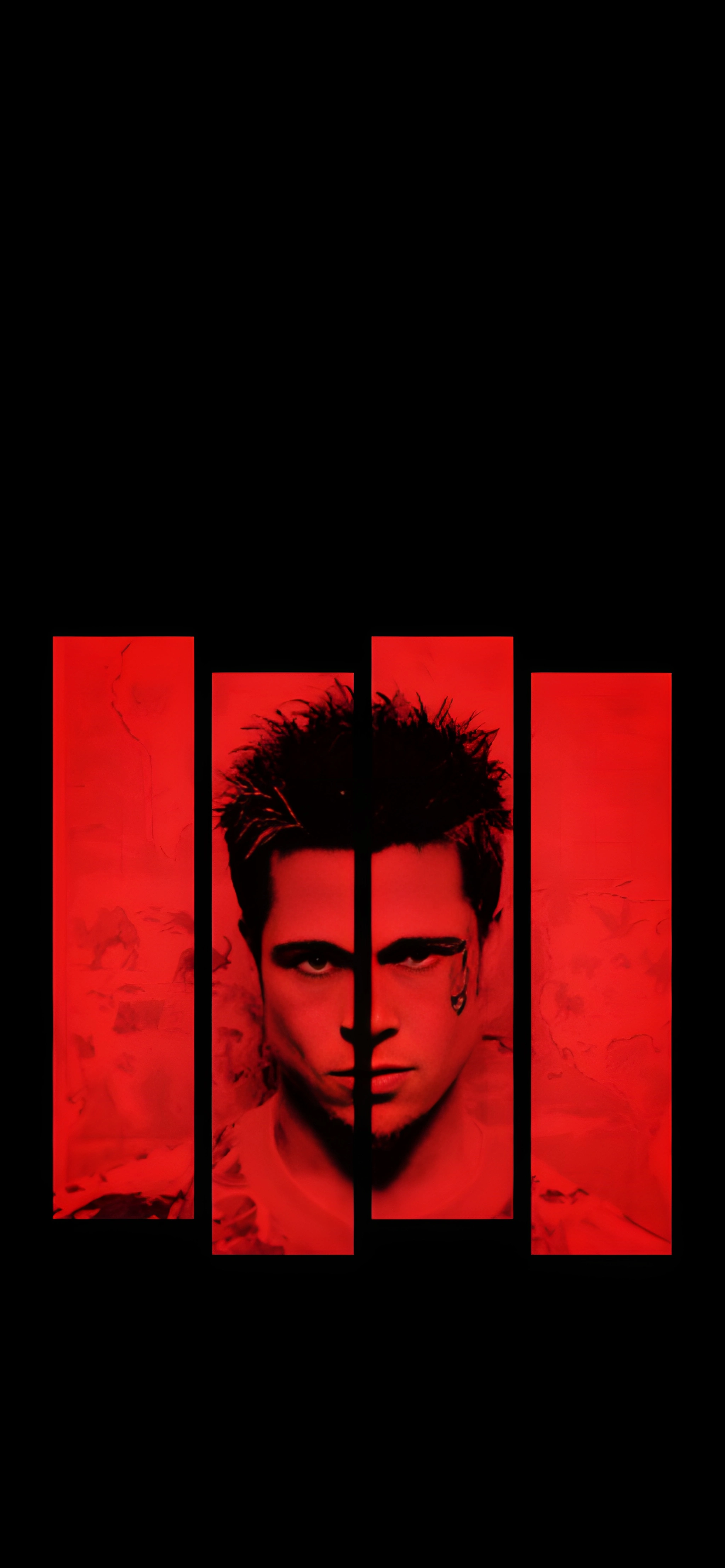 Tyler Durden Fight Club – Brad Pitt Red Panel Movie Wallpaper Tyler Durden Fight Club – Brad Pitt Red Panel Movie Wallpaper — 2048×4428 HD wallpaper