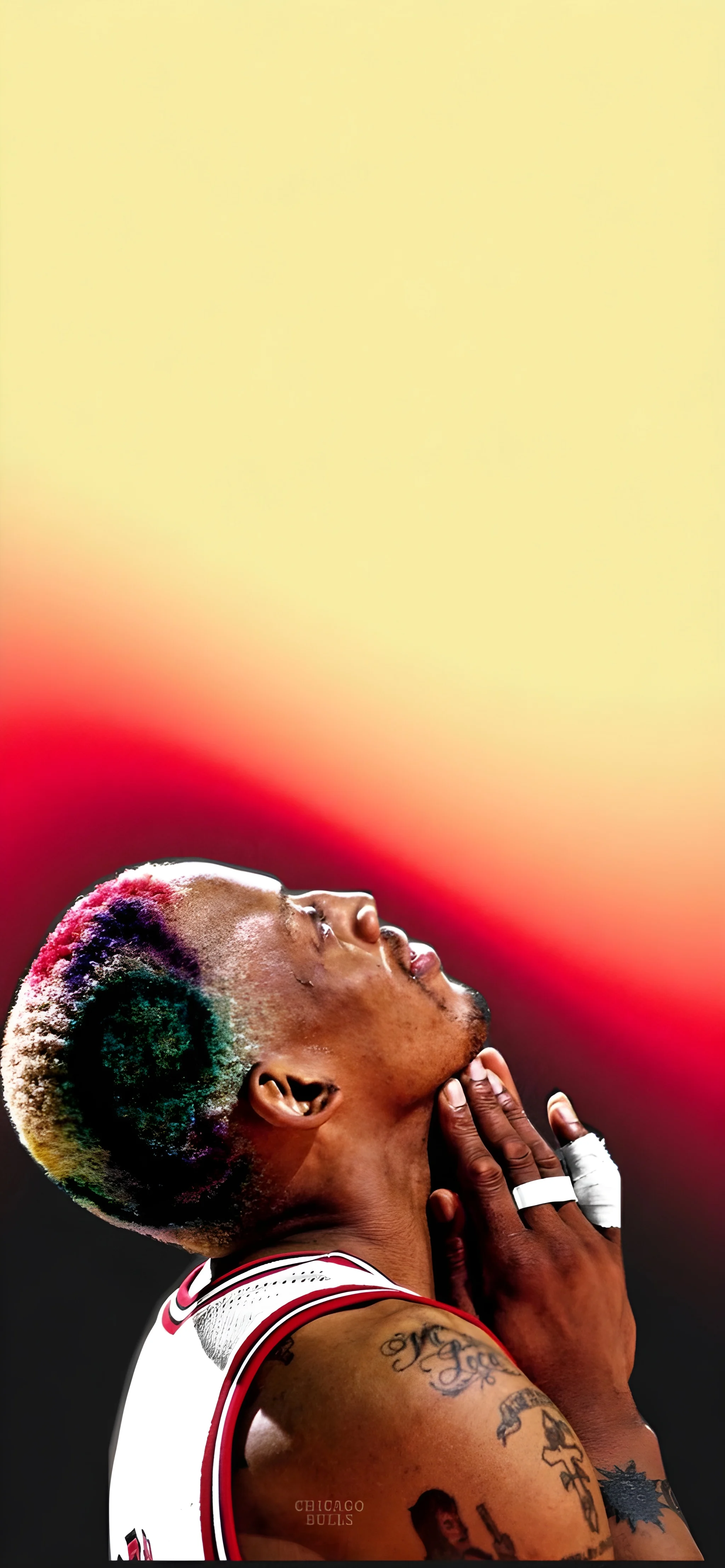 Dennis Rodman Chicago Bulls – 90s NBA Basketball Aesthetic 4K Wallpaper Dennis Rodman Chicago Bulls – 90s NBA Basketball Aesthetic 4K Wallpaper — 2048×4428 HD wallpaper