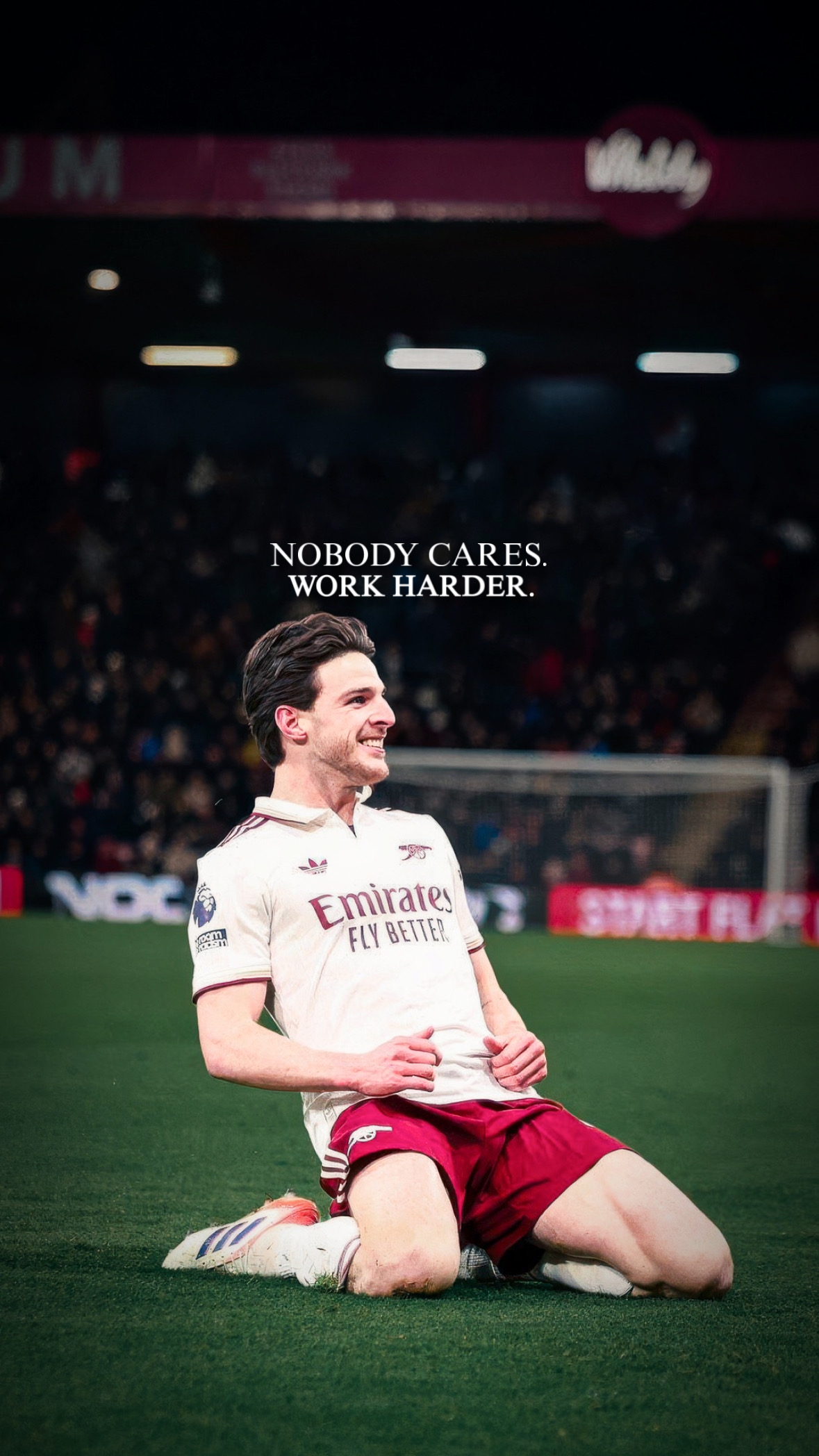 Declan Rice "Work Harder" – Arsenal FC 4K Wallpaper Declan Rice "Work Harder" – Arsenal FC 4K Wallpaper HD wallpaper