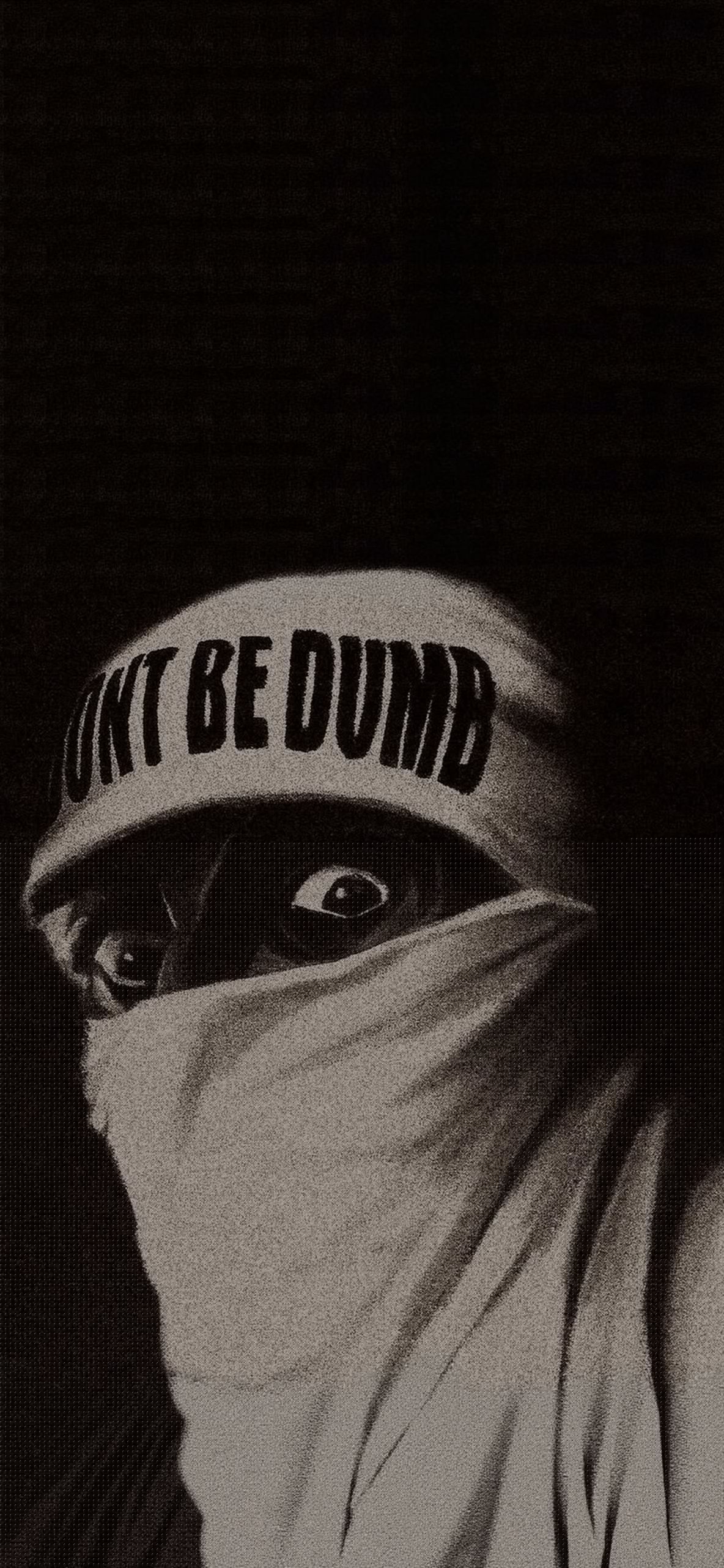 Asap Rocky x Tim Barton Don't Be Dumb Masked B&W 4K Asap Rocky x Tim Barton Don't Be Dumb Masked B&W 4K — 1184×2560 HD wallpaper