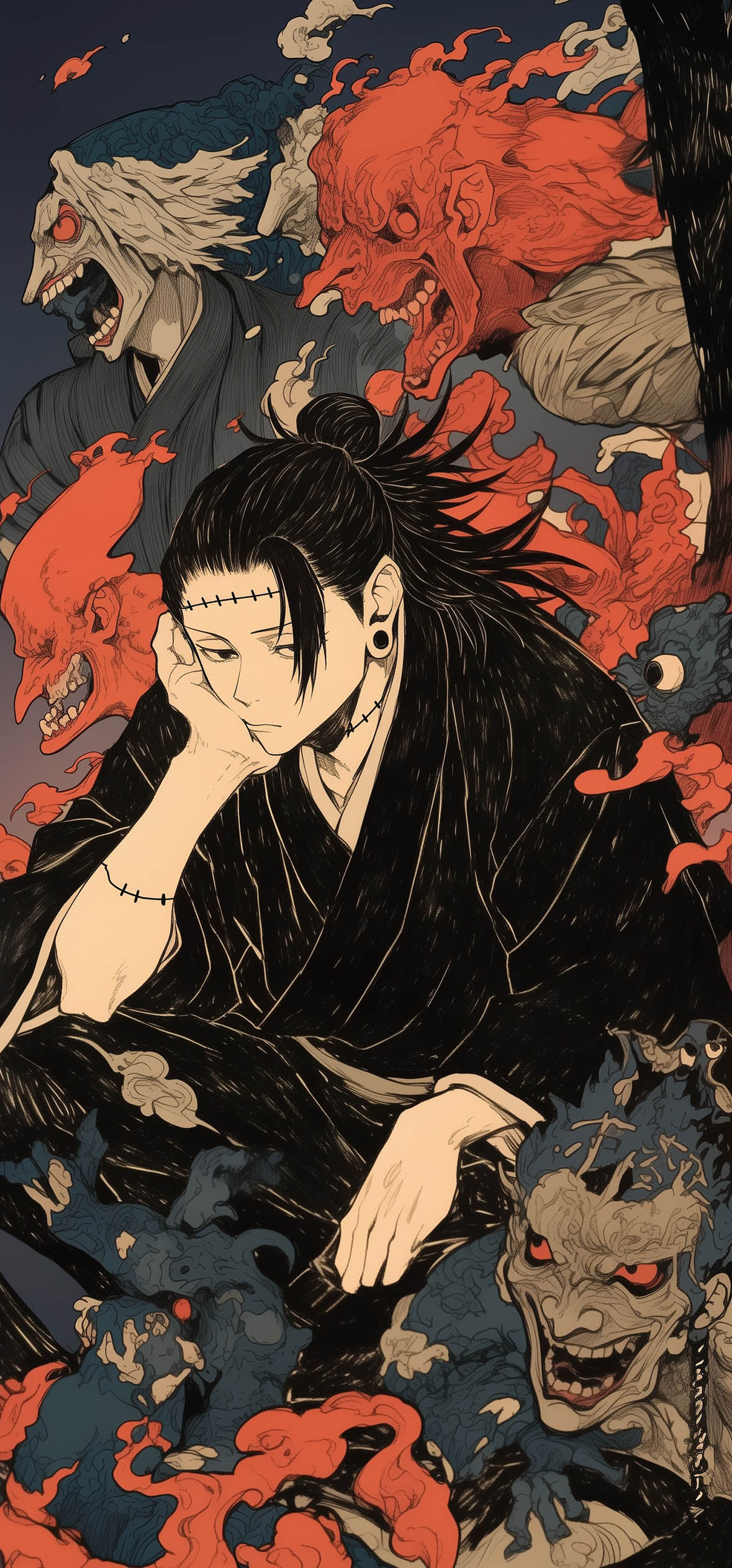 Suguru Geto Cursed Spirits 4K Wallpaper Suguru Geto Cursed Spirits 4K Wallpaper HD wallpaper