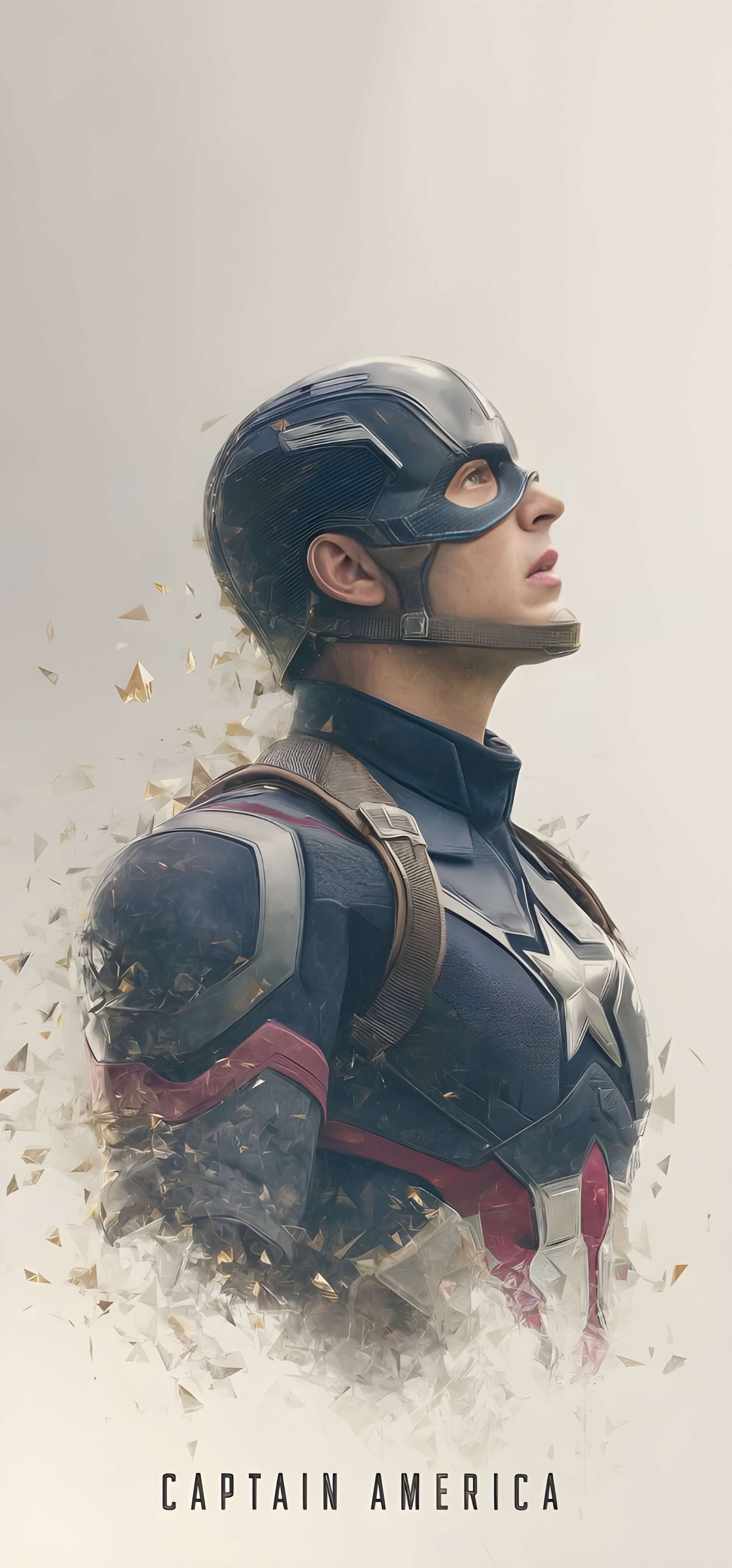 Captain America Disintegration Star Emblem 4K Wallpaper Captain America Disintegration Star Emblem 4K Wallpaper — 2048×4388 HD wallpaper