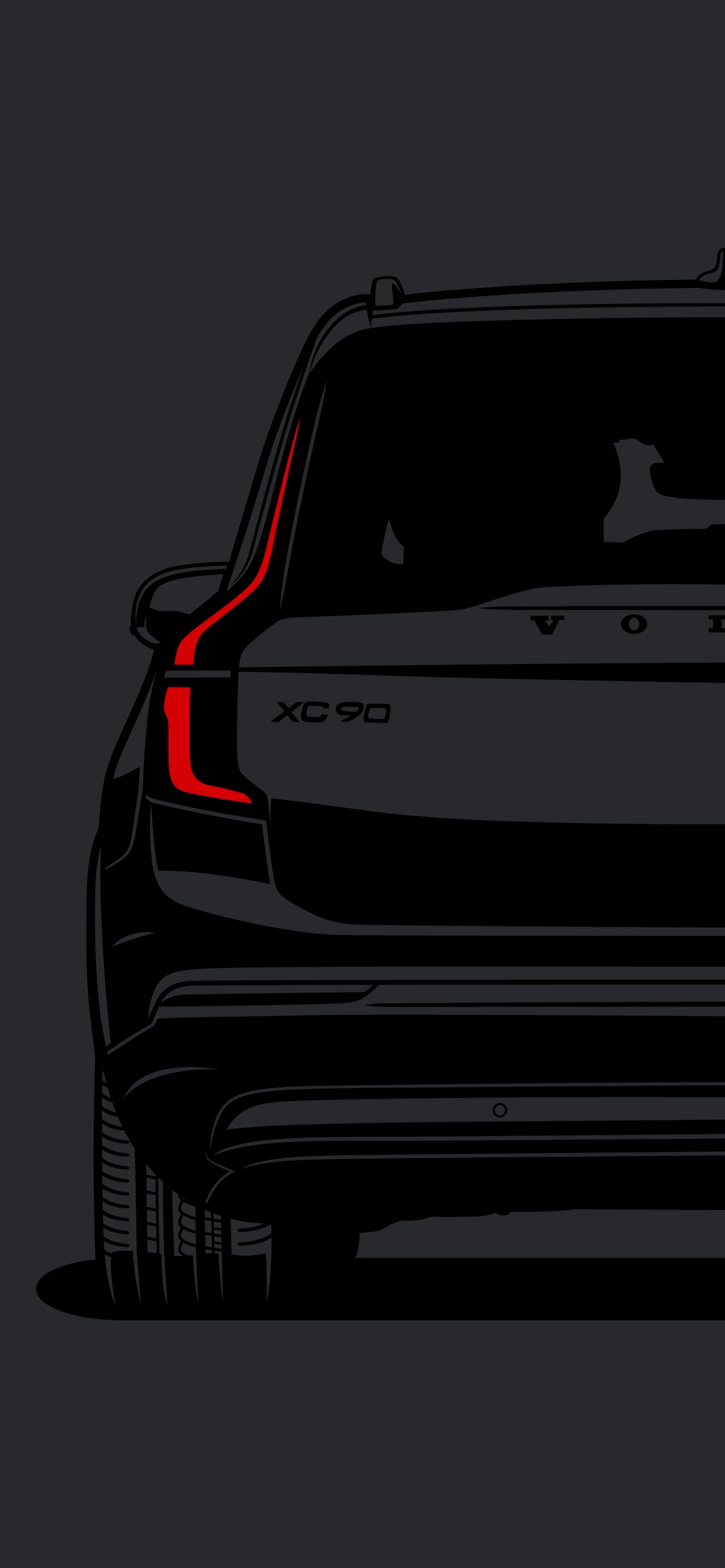 Minimalist XC90 Taillight Wallpaper Minimalist XC90 Taillight Wallpaper — 1170×2532 HD wallpaper