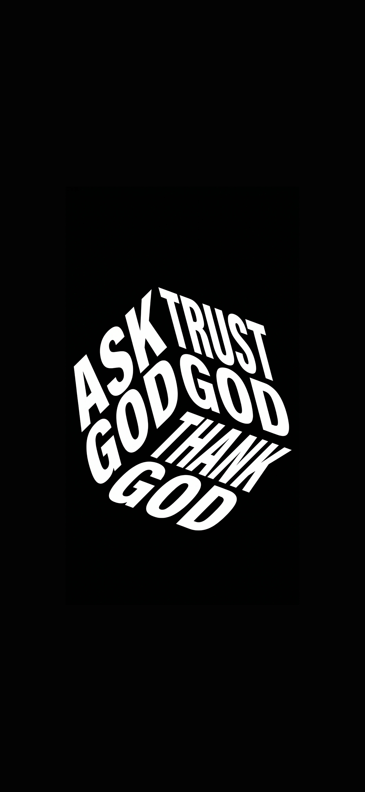 Minimalist Trust God Wallpaper Minimalist Trust God Wallpaper — 1179×2556 HD wallpaper