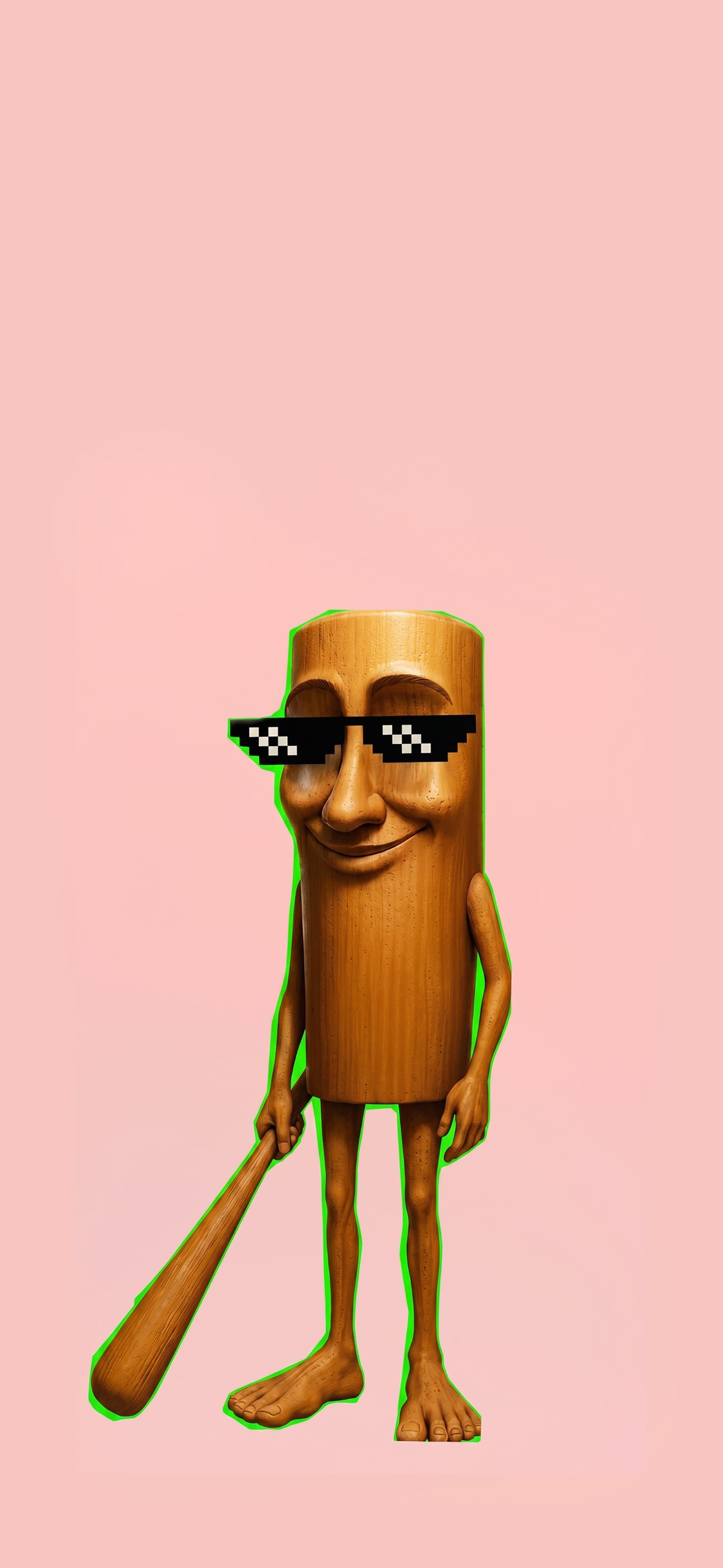 Tung Tung Sahur Pixel Glasses Wallpaper Tung Tung Sahur Pixel Glasses Wallpaper — 1179×2556 HD wallpaper