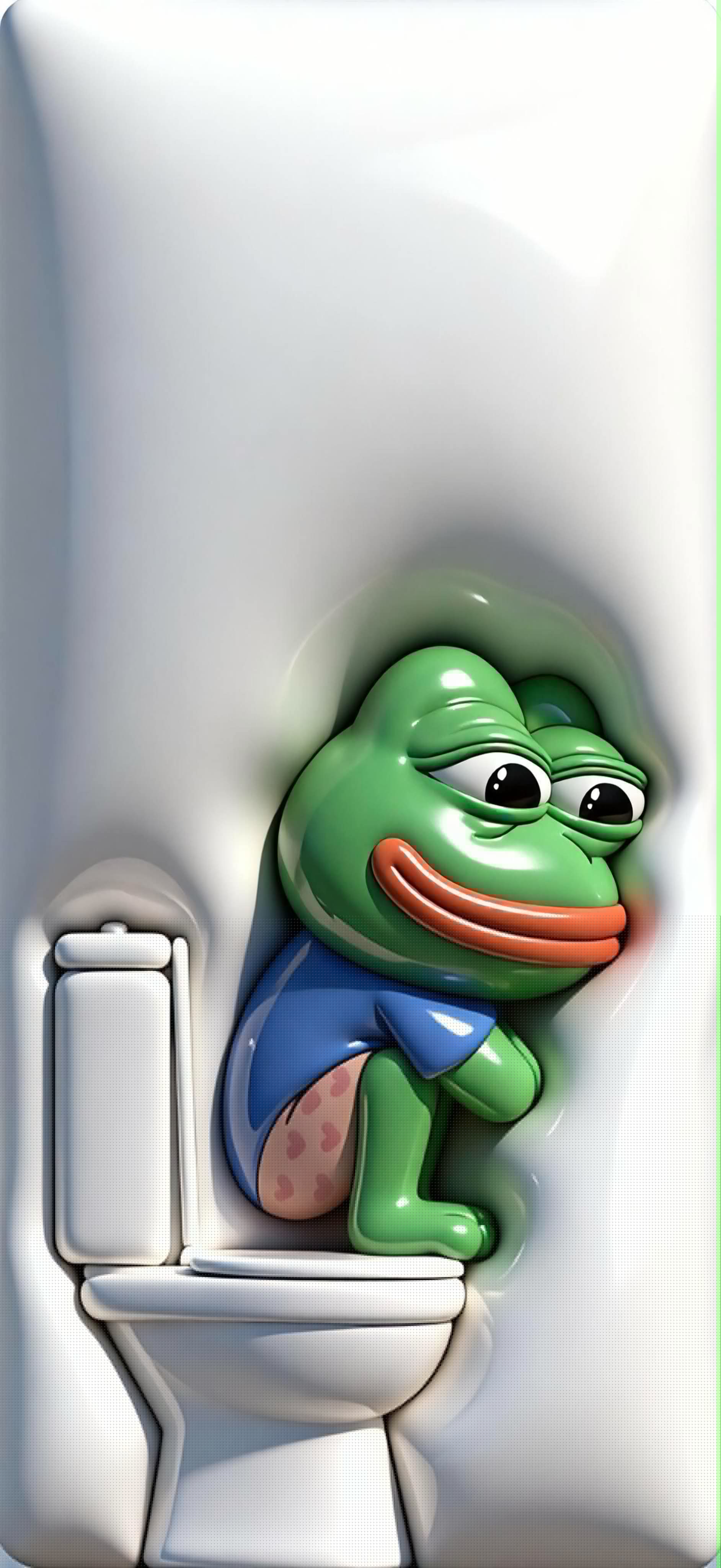 Pepe Toilet Contemplation Wallpaper Pepe Toilet Contemplation Wallpaper — 1884×4096 HD wallpaper